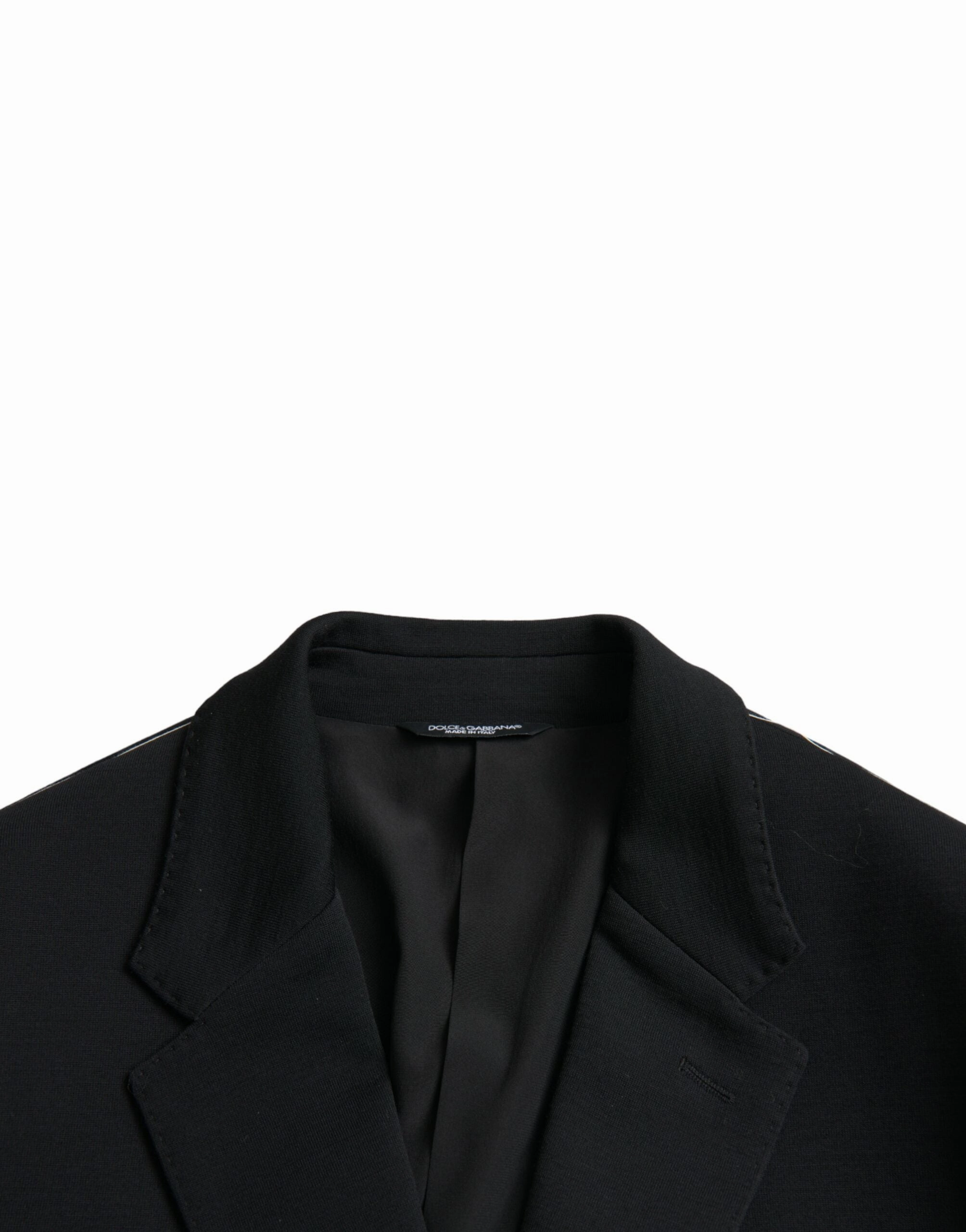 Dolce & Gabbana Wool Notch Single Breasted Coat Men's Blazer