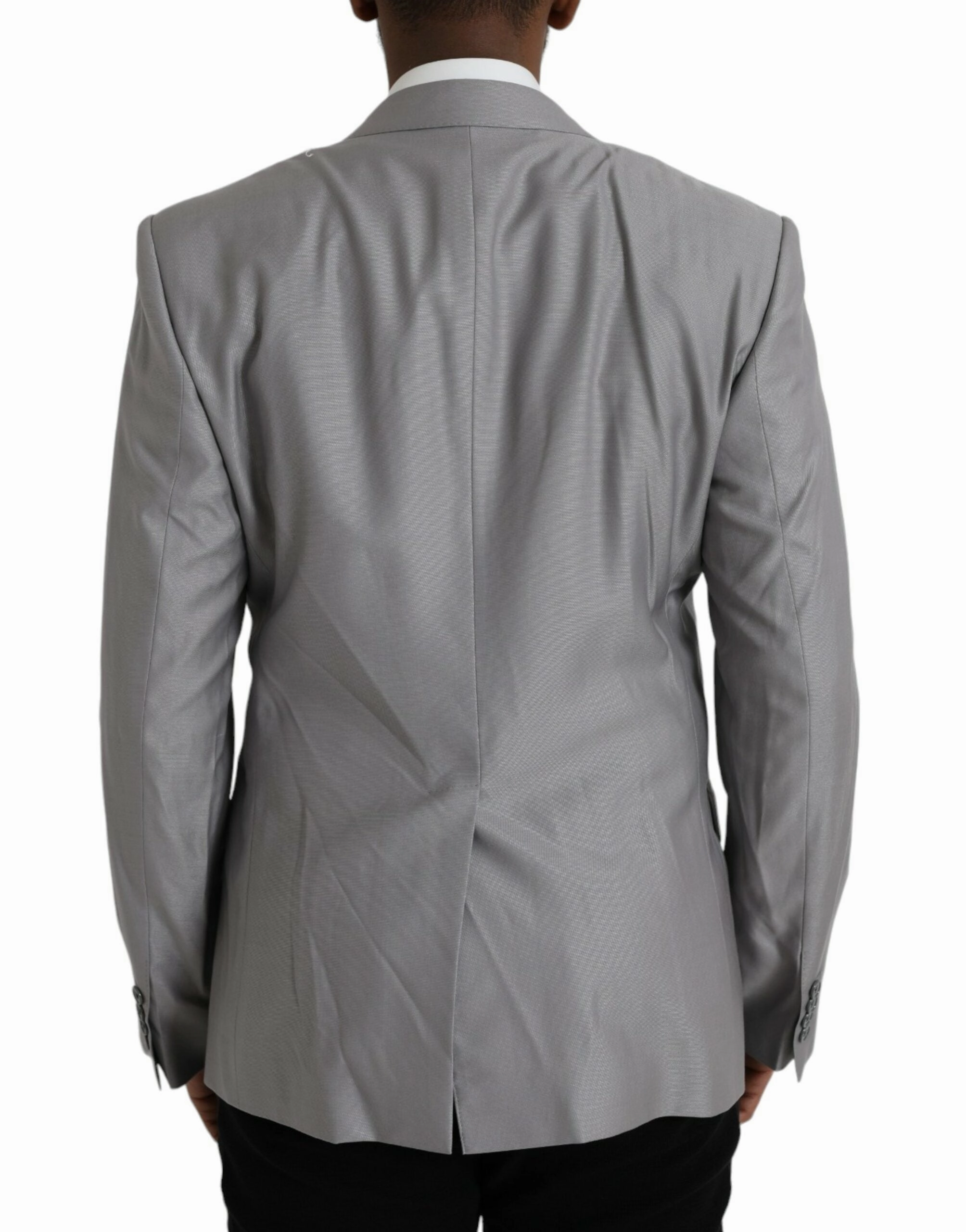 Dolce & Gabbana Wool Peak Single Breasted Coat Men's Blazer