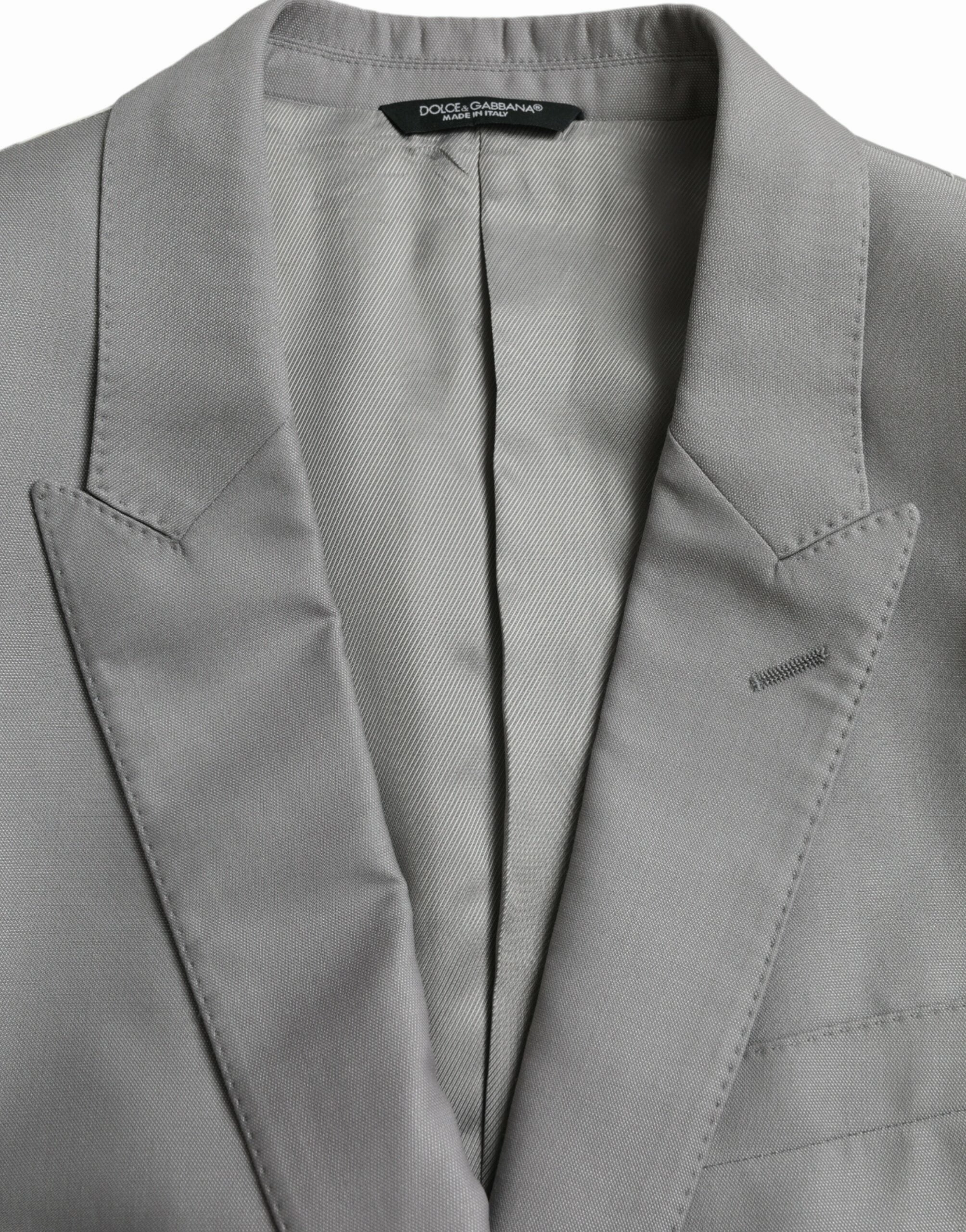 Dolce & Gabbana Wool Peak Single Breasted Coat Men's Blazer