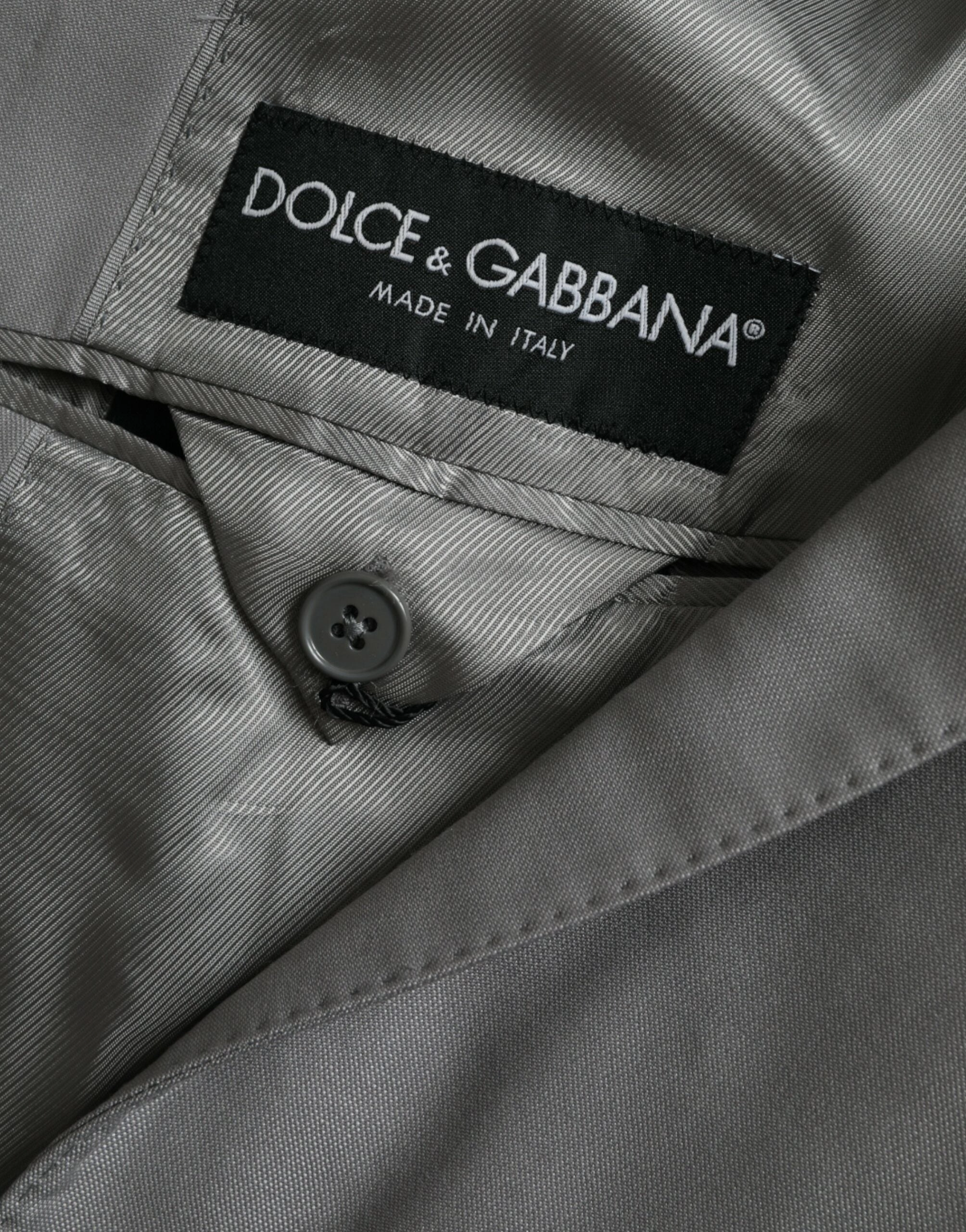 Dolce & Gabbana Wool Peak Single Breasted Coat Men's Blazer
