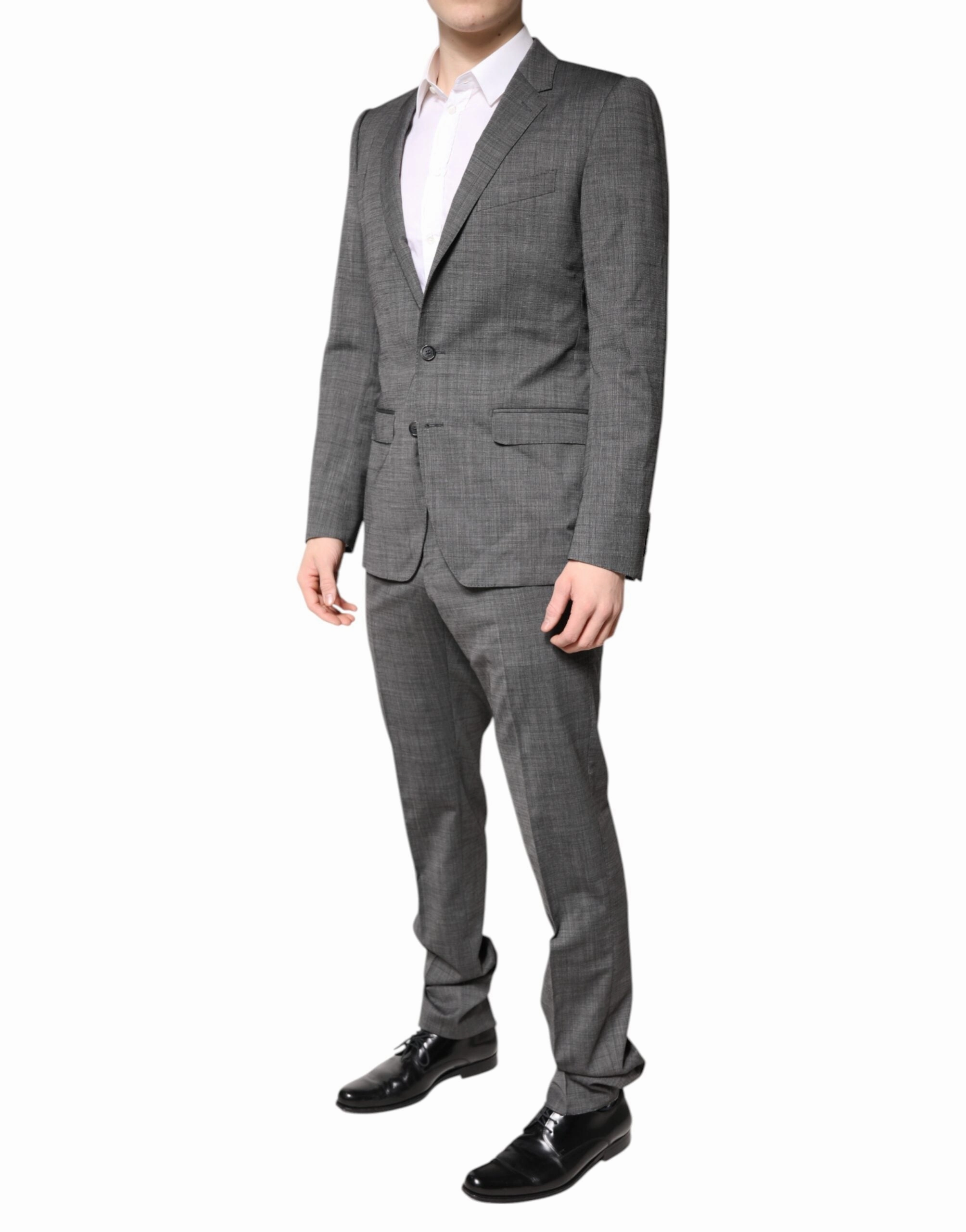 Dolce & Gabbana Wool Single Breasted 2 Piece Men's Suit (Pre-Owned)