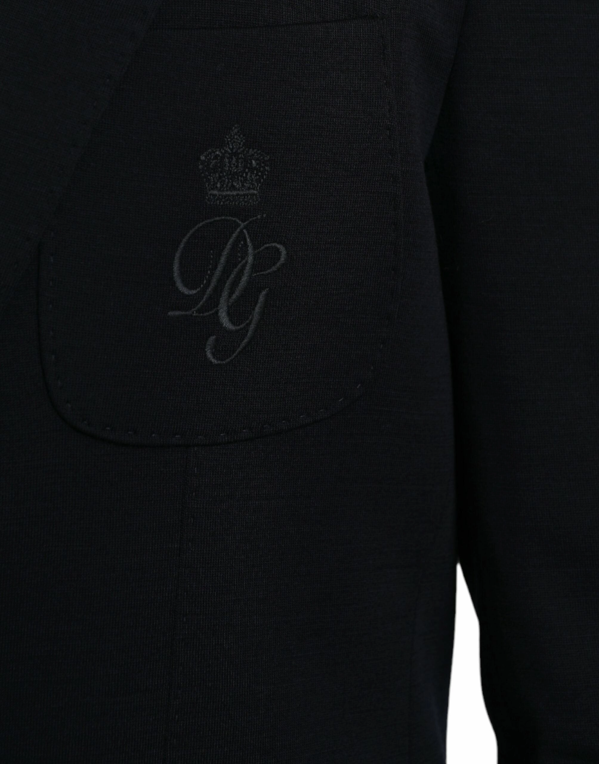 Dolce & Gabbana Wool Single Breasted Coat Men's Blazer