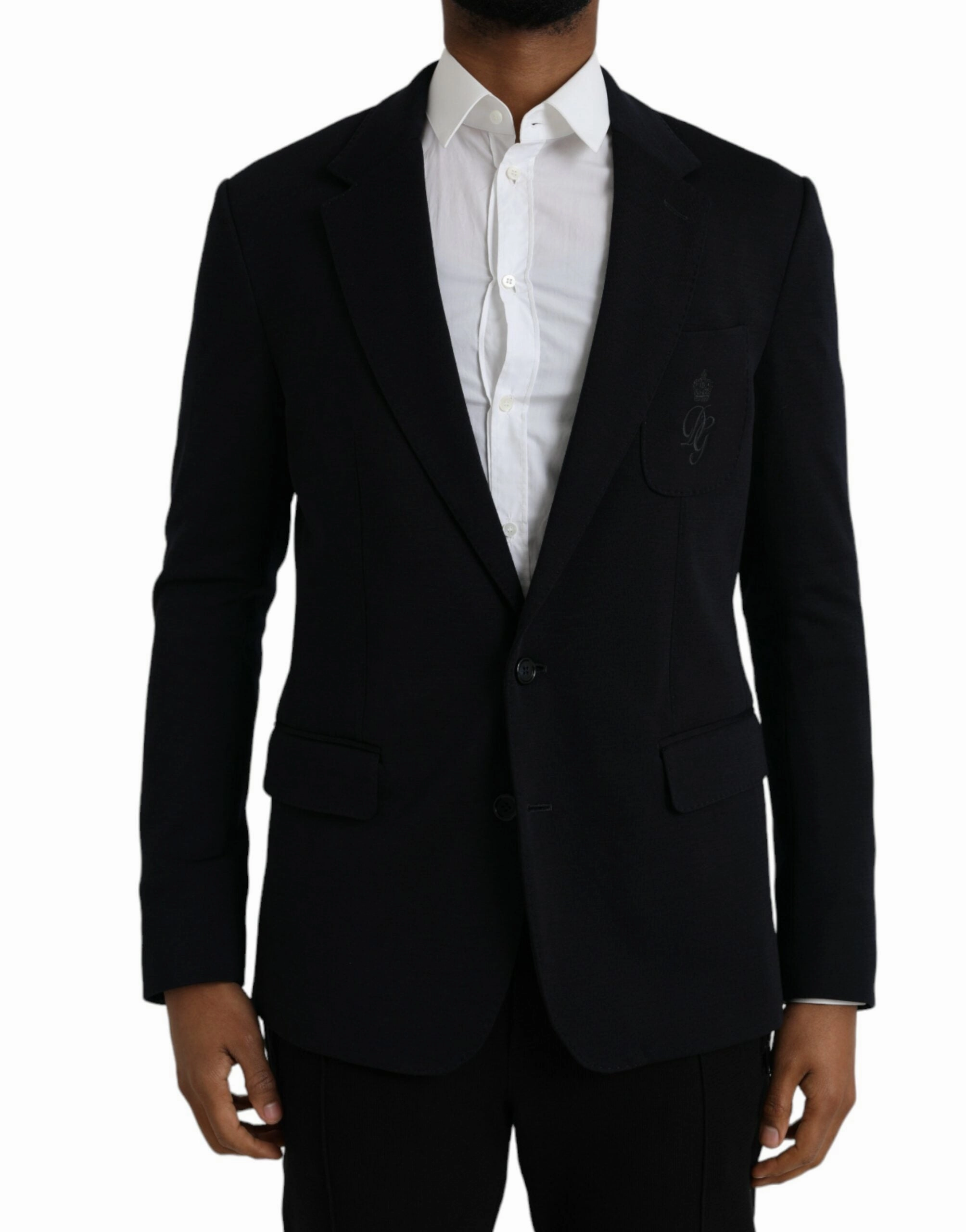 Dolce & Gabbana Wool Single Breasted Coat Men's Blazer