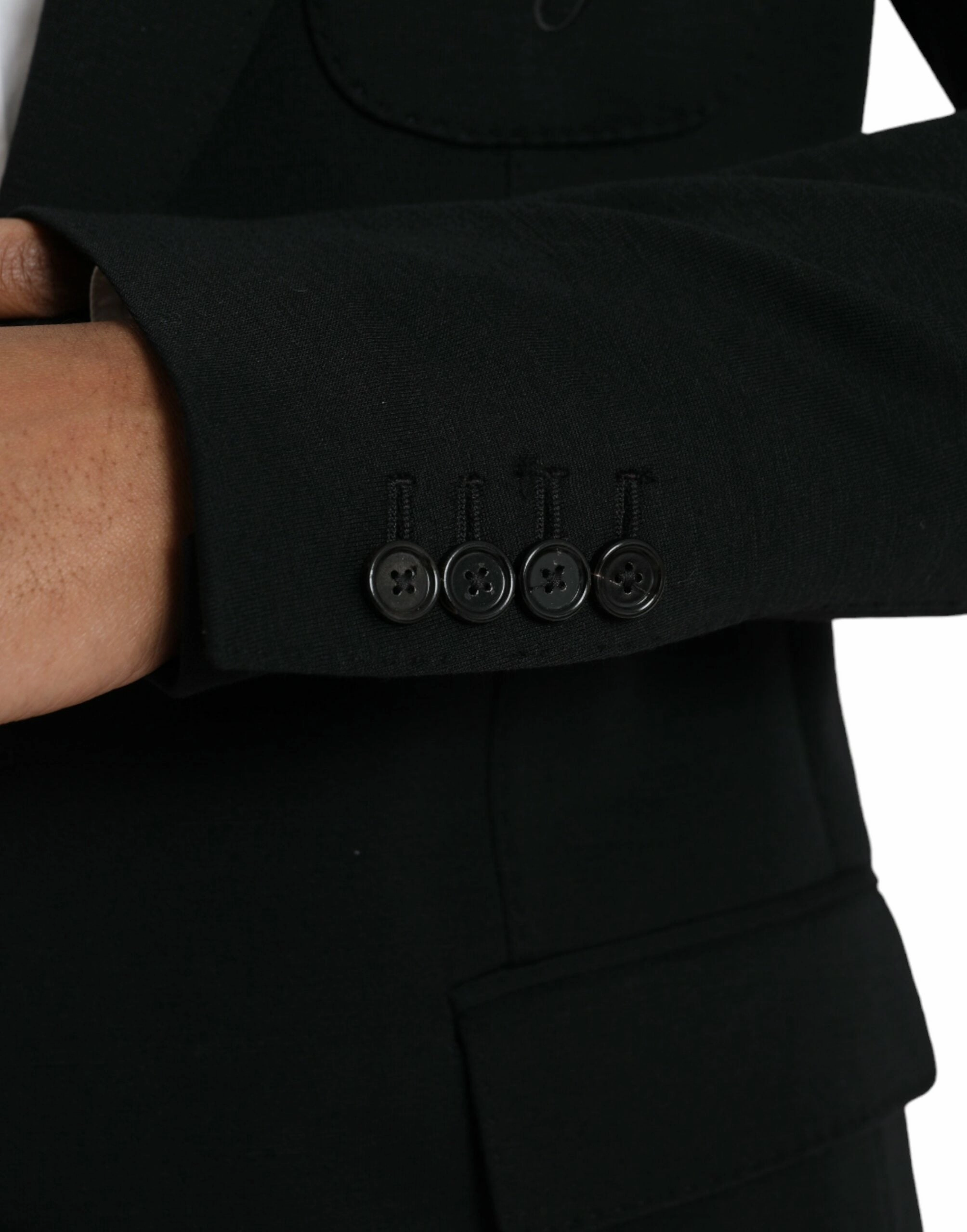 Dolce & Gabbana Wool Single Breasted Coat Men's Blazer