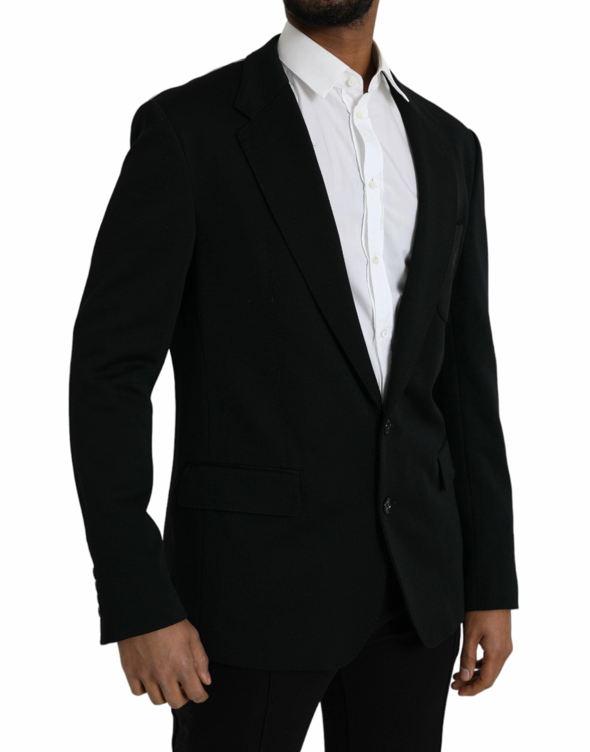 Dolce & Gabbana Wool Single Breasted Coat Men's Blazer