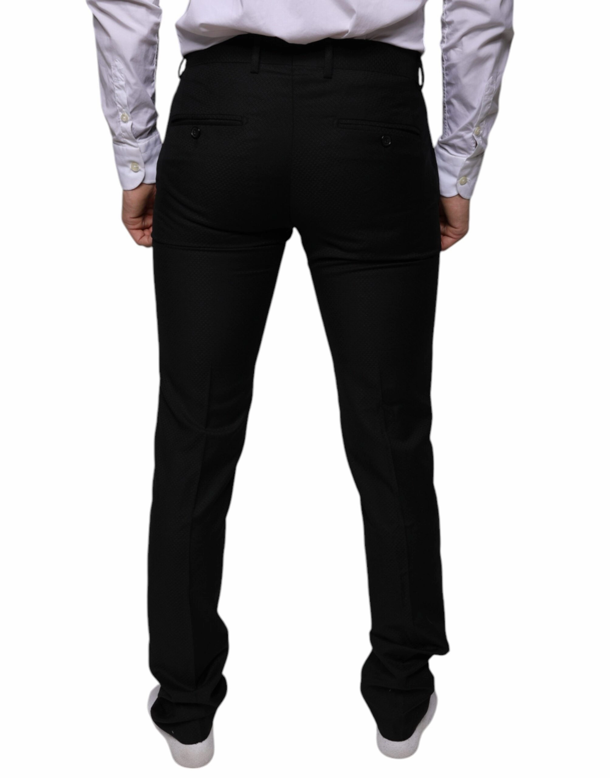 Dolce & Gabbana Wool Skinny Dress Formal Men's Pants