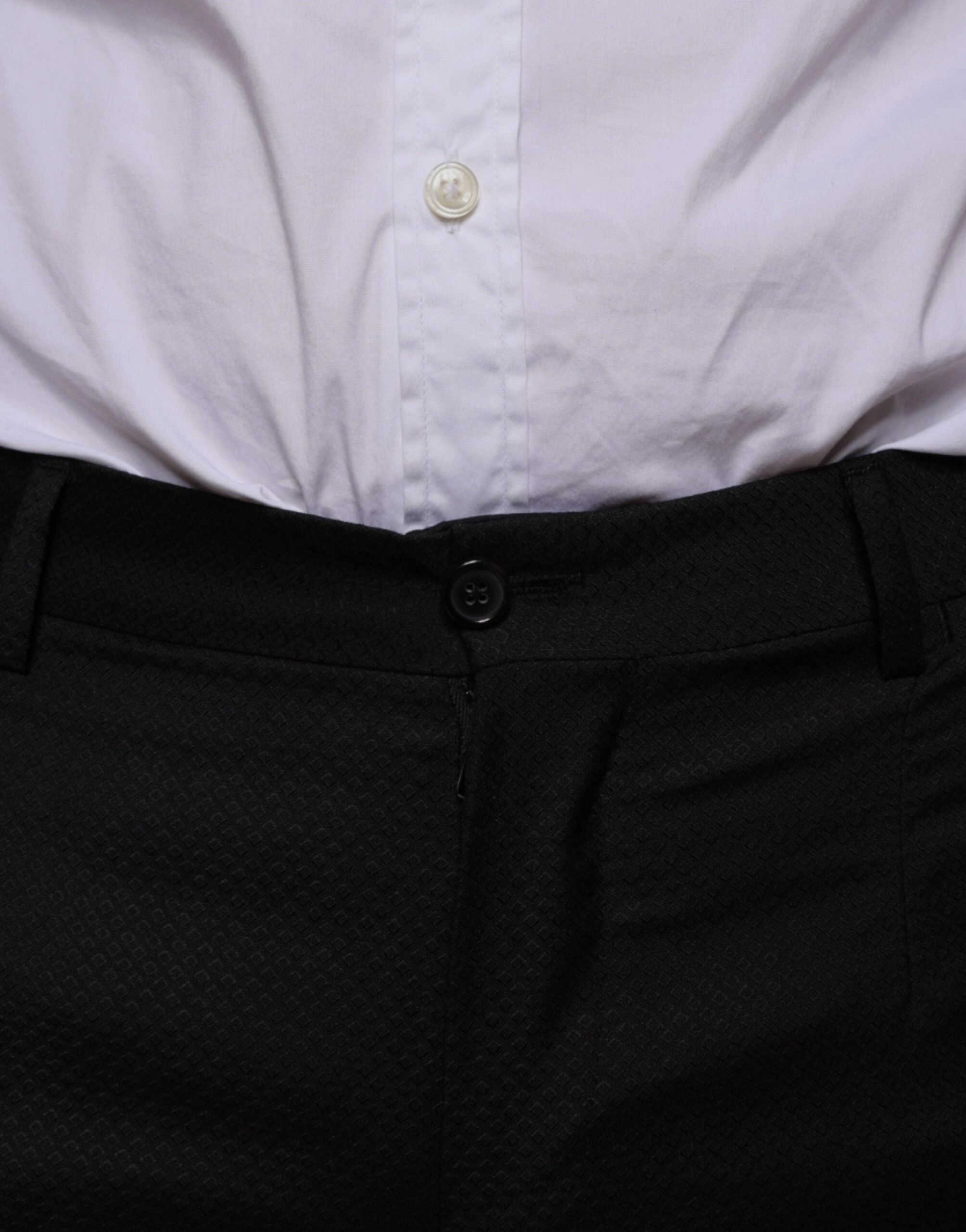 Dolce & Gabbana Wool Skinny Dress Formal Men's Pants