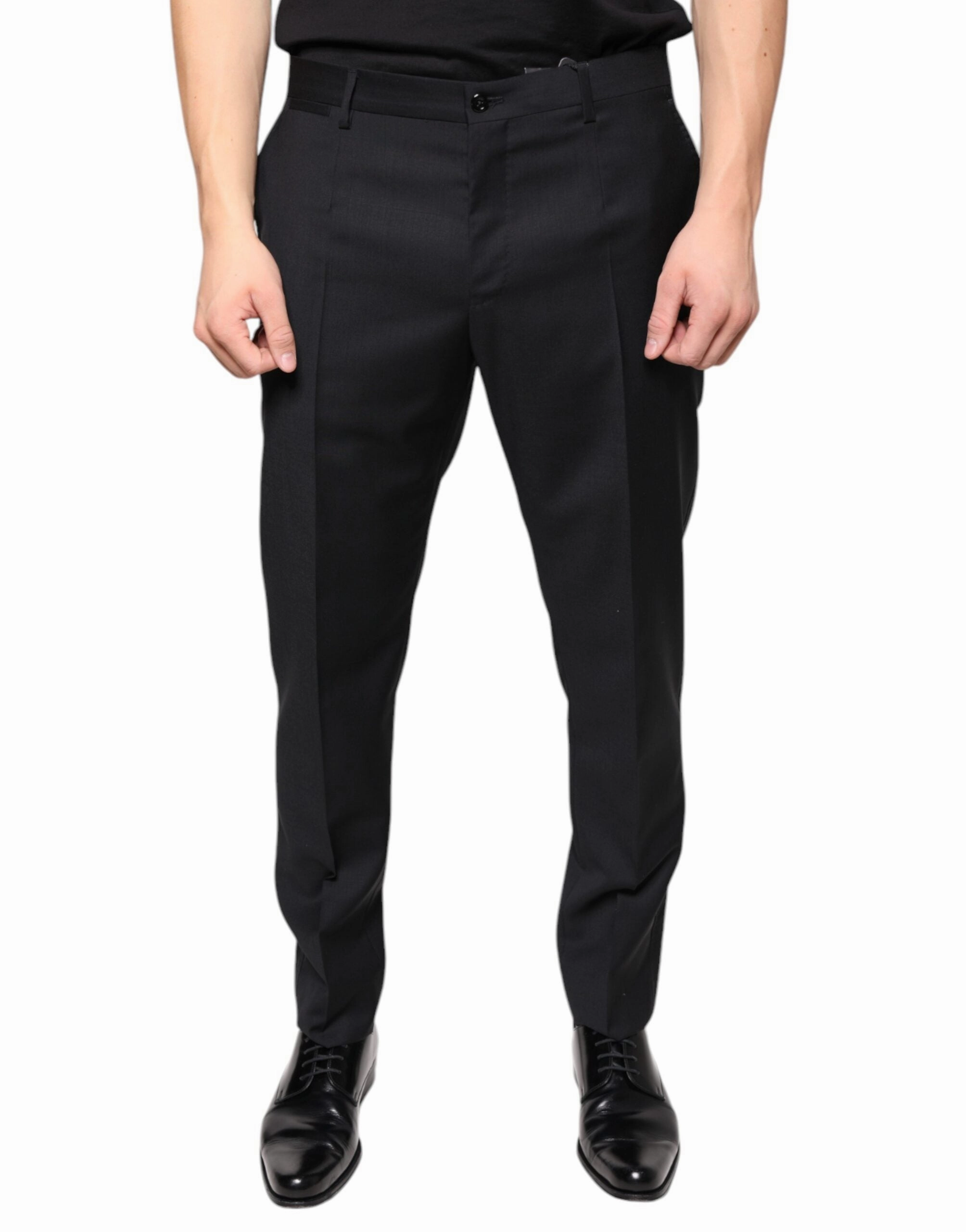 Dolce & Gabbana Wool Skinny Men Dress Men's Pants