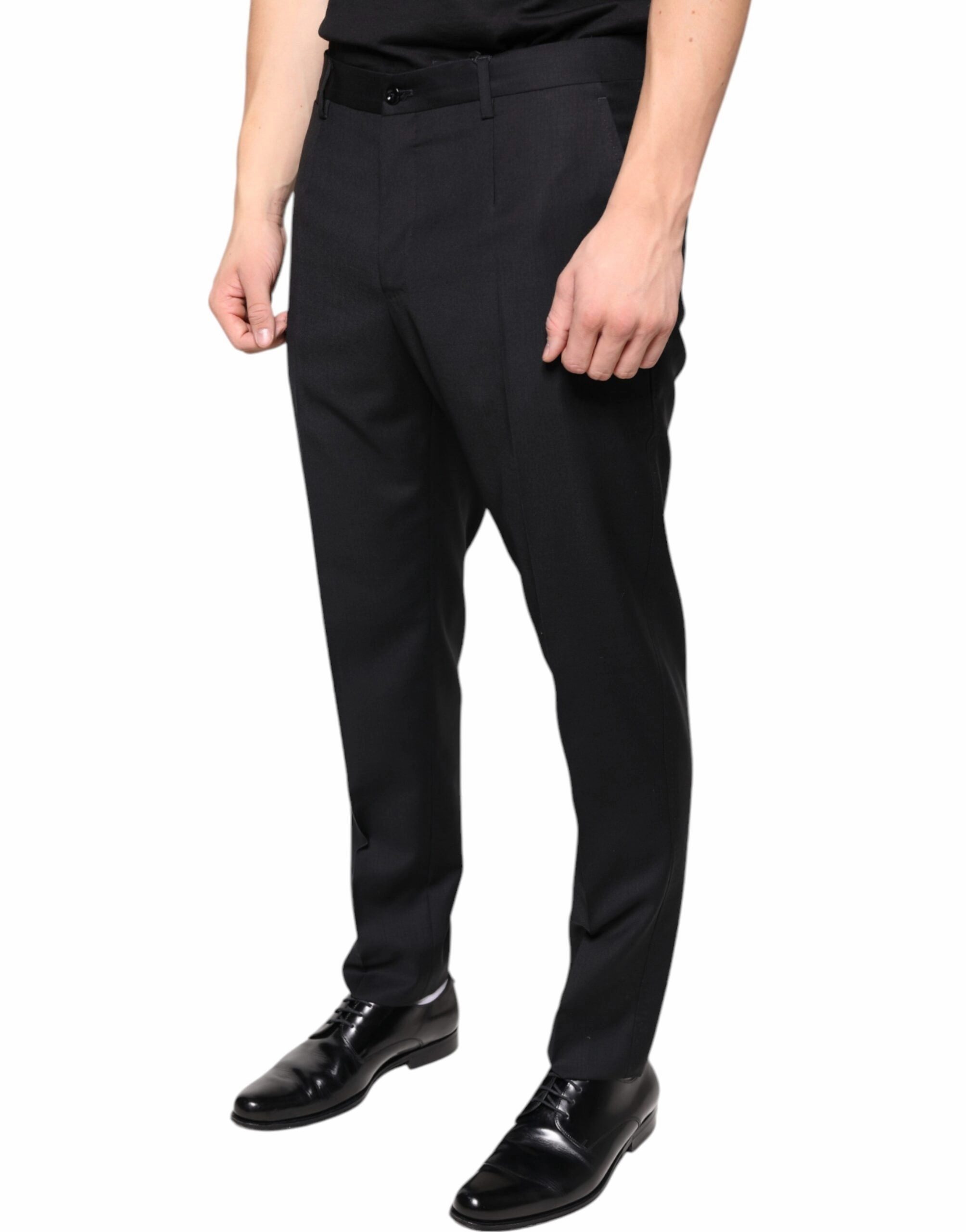 Dolce & Gabbana Wool Skinny Men Dress Men's Pants