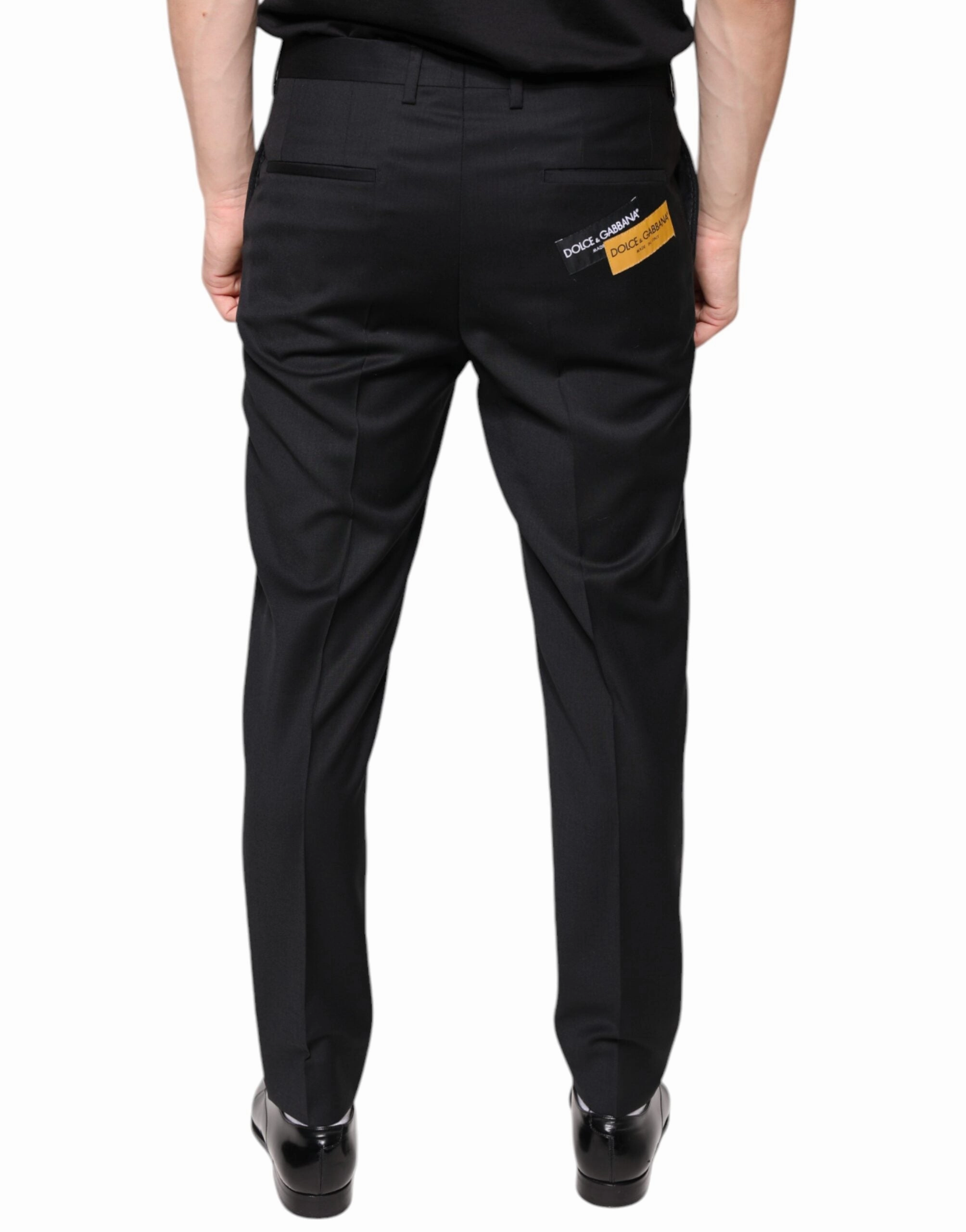 Dolce & Gabbana Wool Skinny Men Dress Men's Pants