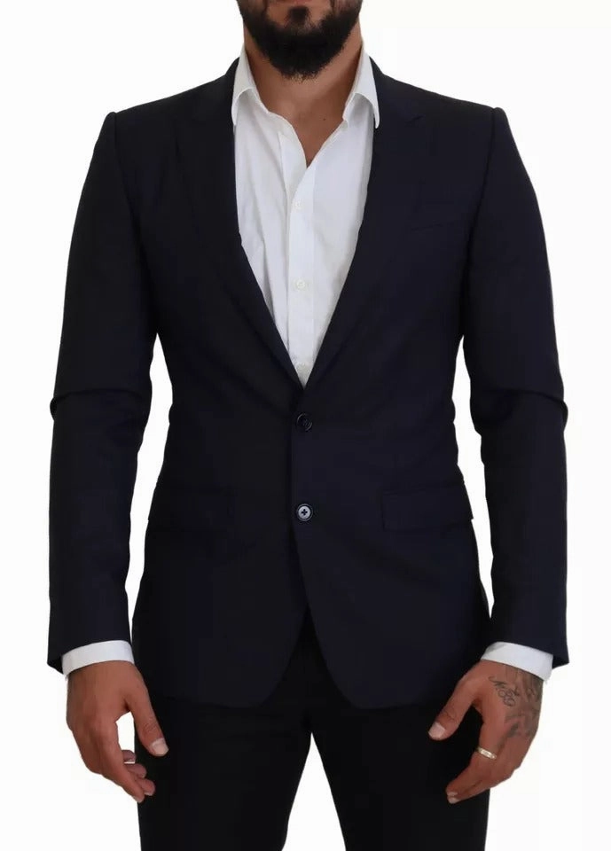 Dolce & Gabbana Wool Slim Fit Formal Coat Men Men's Blazer