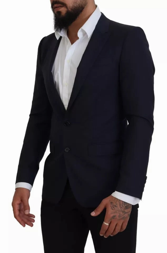 Dolce & Gabbana Wool Slim Fit Formal Coat Men Men's Blazer
