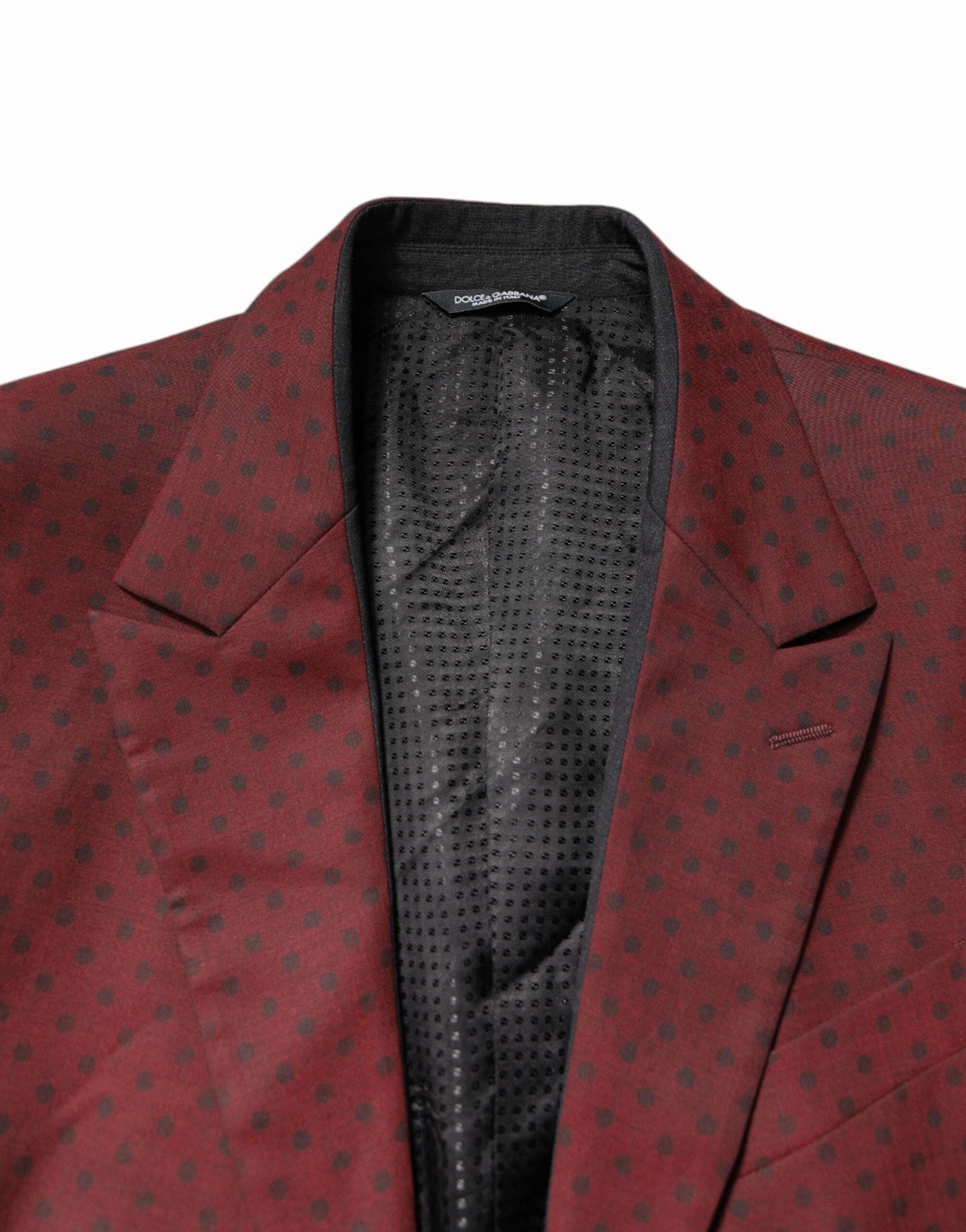 Dolce & Gabbana Wool Slim Fit Men Coat Jacket Men's Blazer (Pre-Owned)