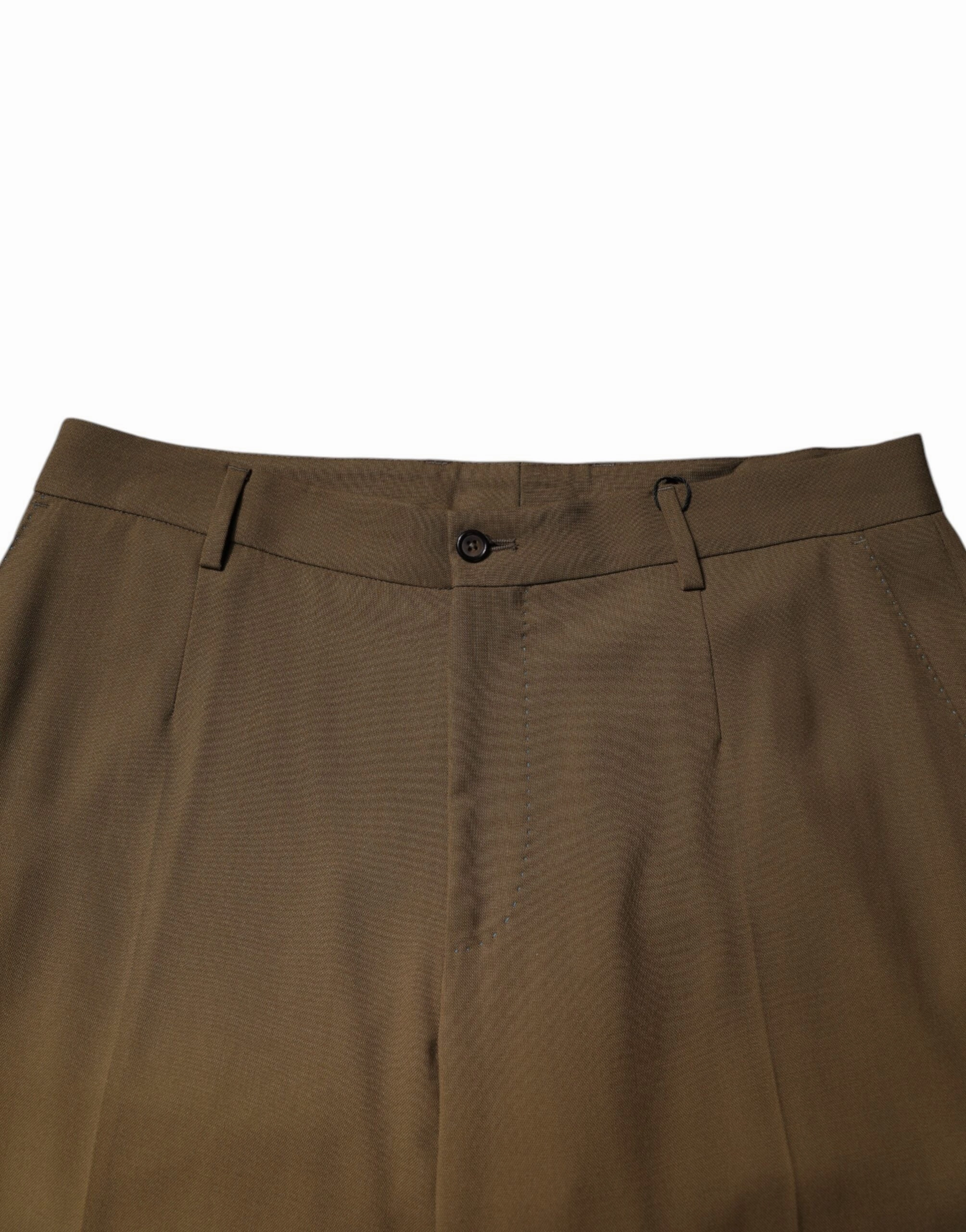 Dolce & Gabbana Wool Straight Formal Dress Men's Pants