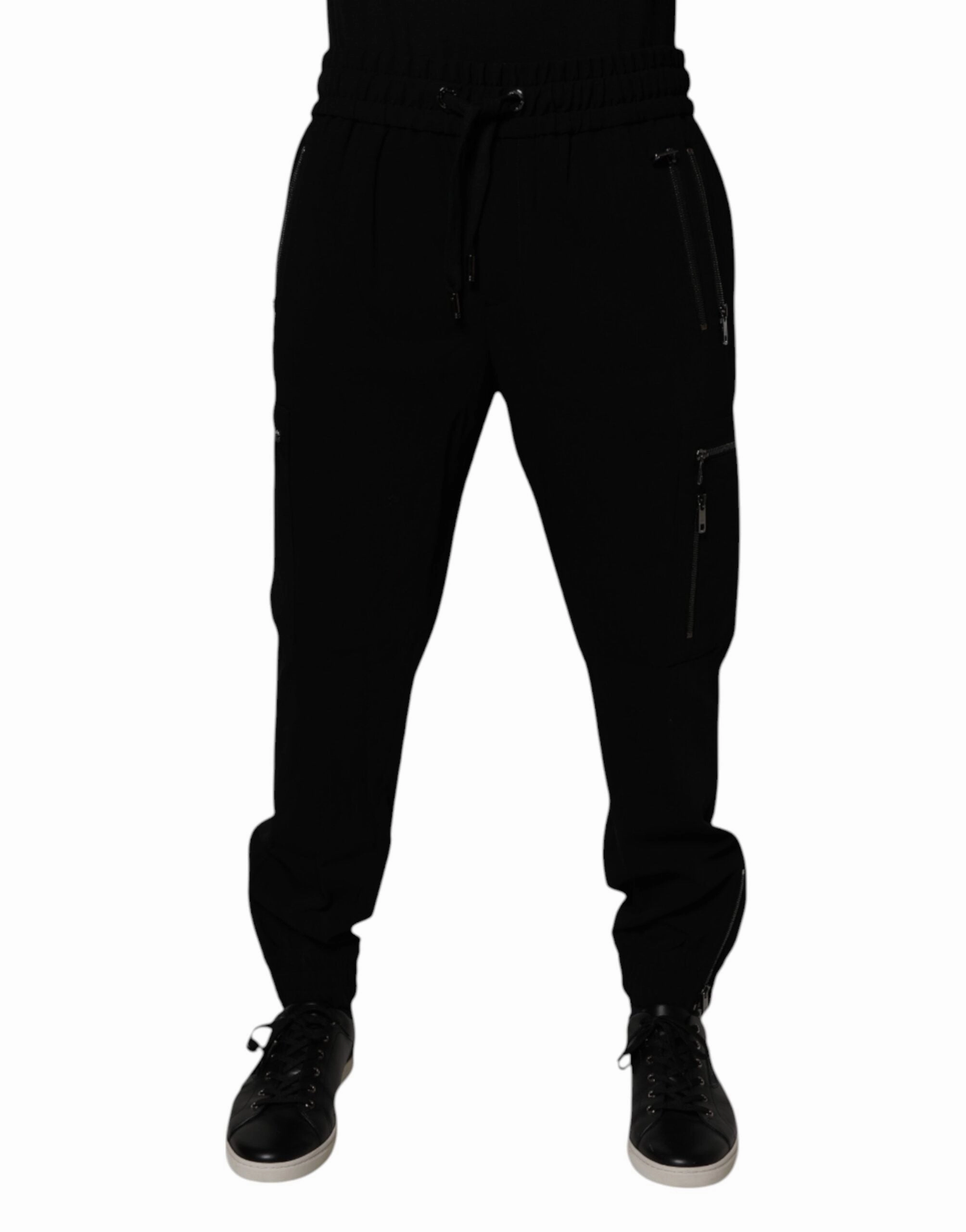 Dolce & Gabbana Wool Stretch Jogger Men's Pants
