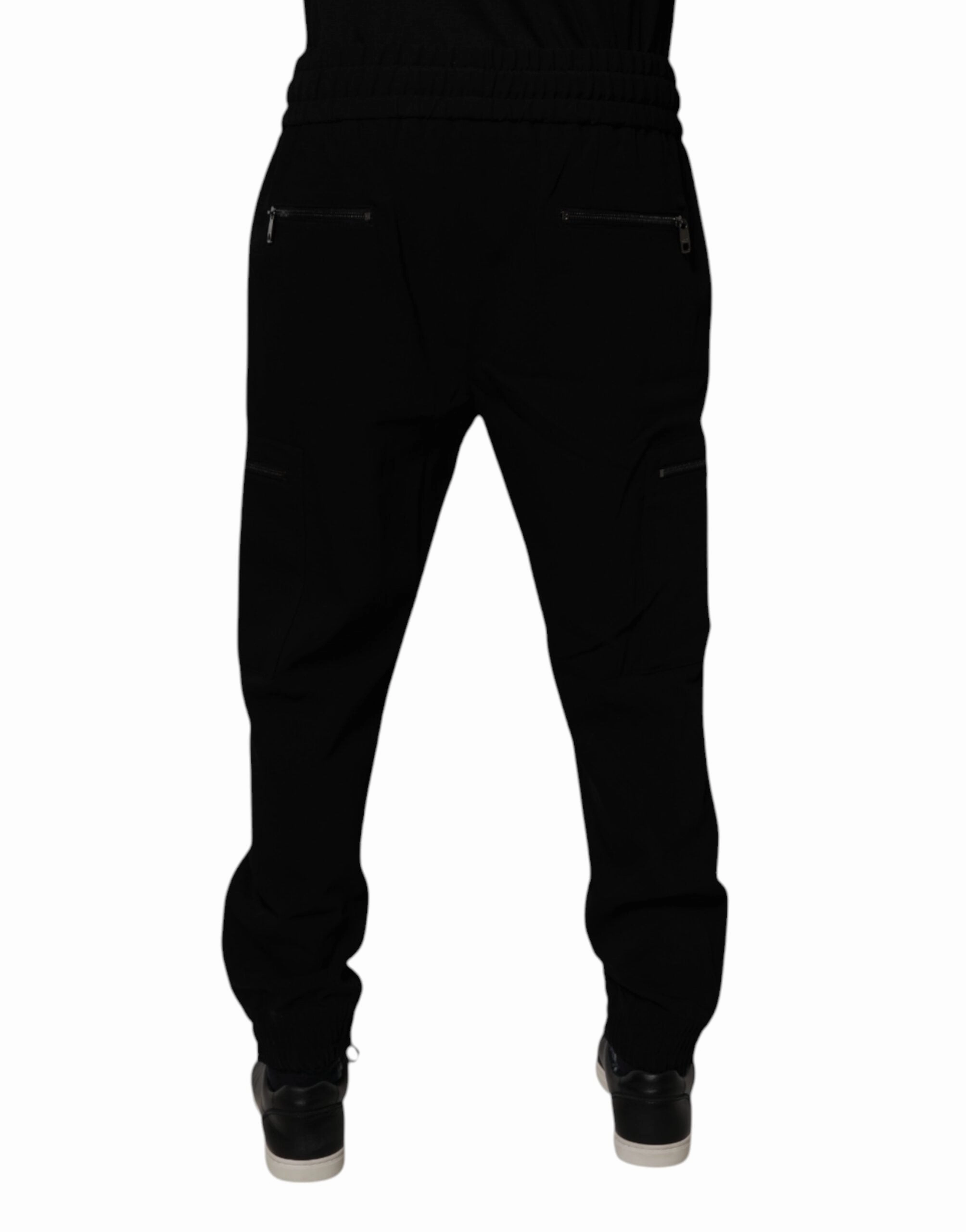 Dolce & Gabbana Wool Stretch Jogger Men's Pants