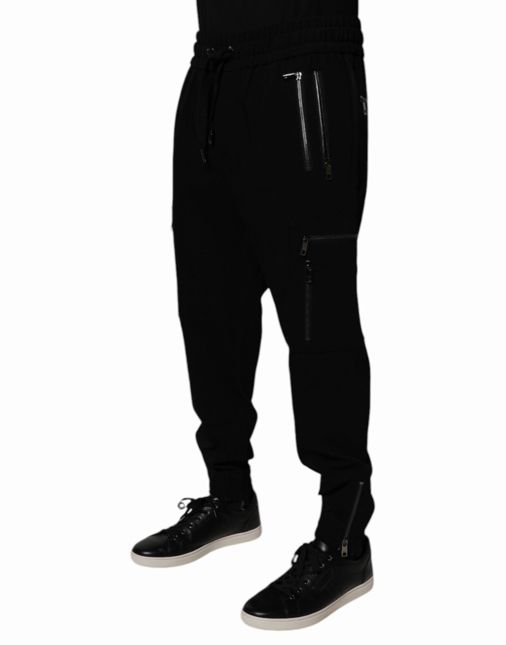 Dolce & Gabbana Wool Stretch Jogger Men's Pants