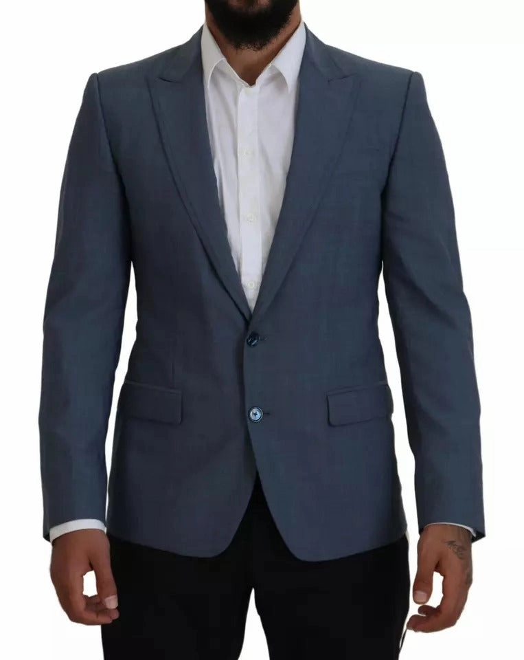 Dolce & Gabbana Wool Stretch Slim Fit Jacket Men's Blazer