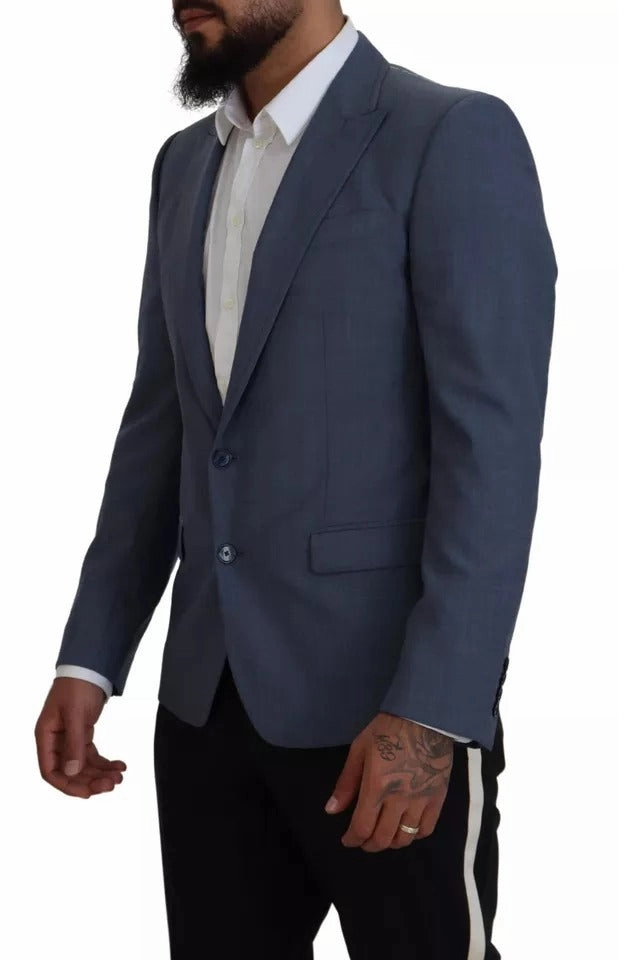 Dolce & Gabbana Wool Stretch Slim Fit Jacket Men's Blazer