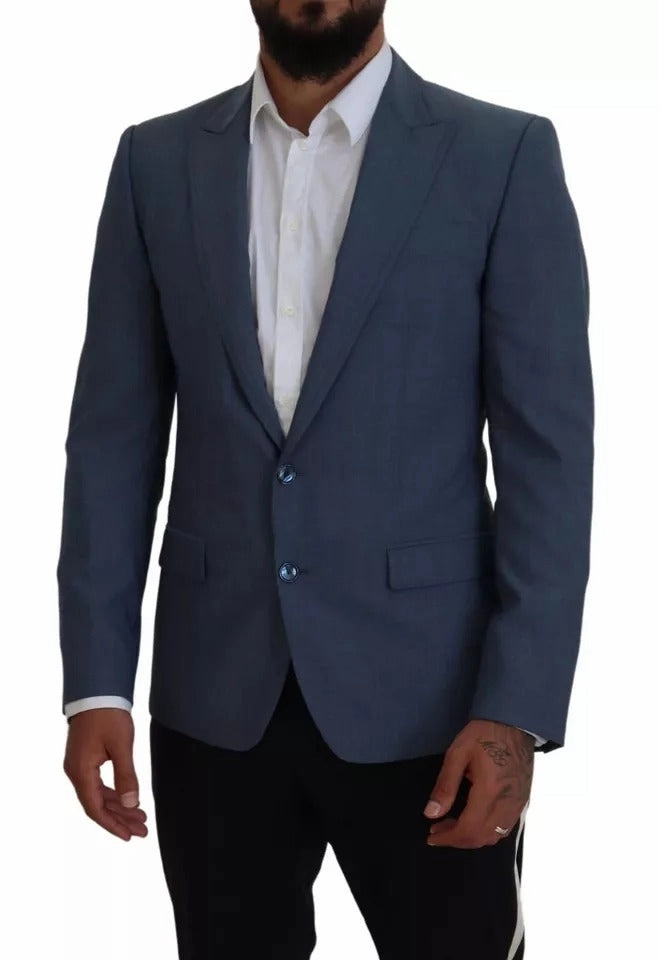 Dolce & Gabbana Wool Stretch Slim Fit Jacket Men's Blazer