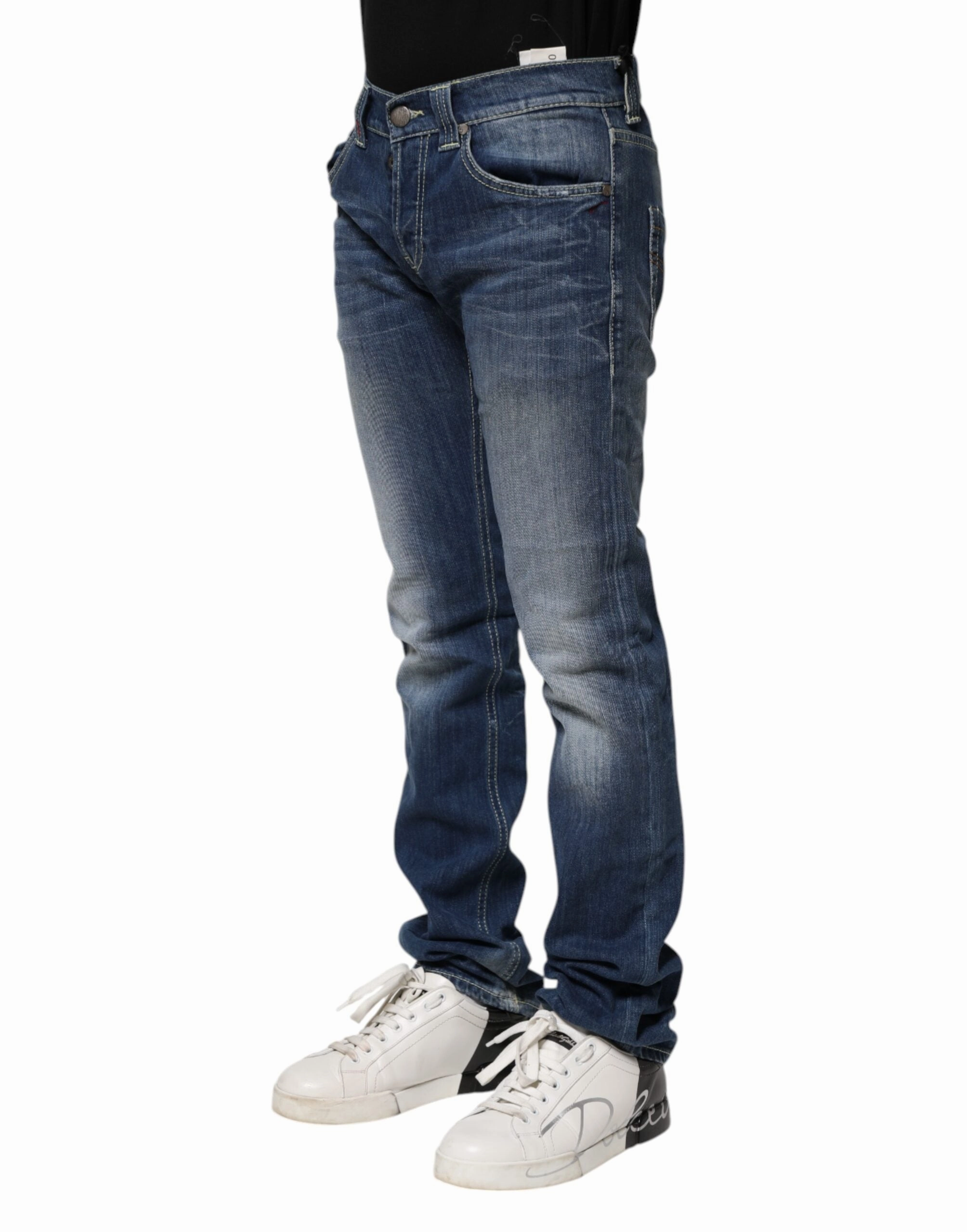 Dondup Washed Skinny Fit Casual Men Men's Jeans