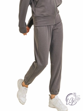 Draped Fleece-lined Jogger Pants affordable athletic pants for men