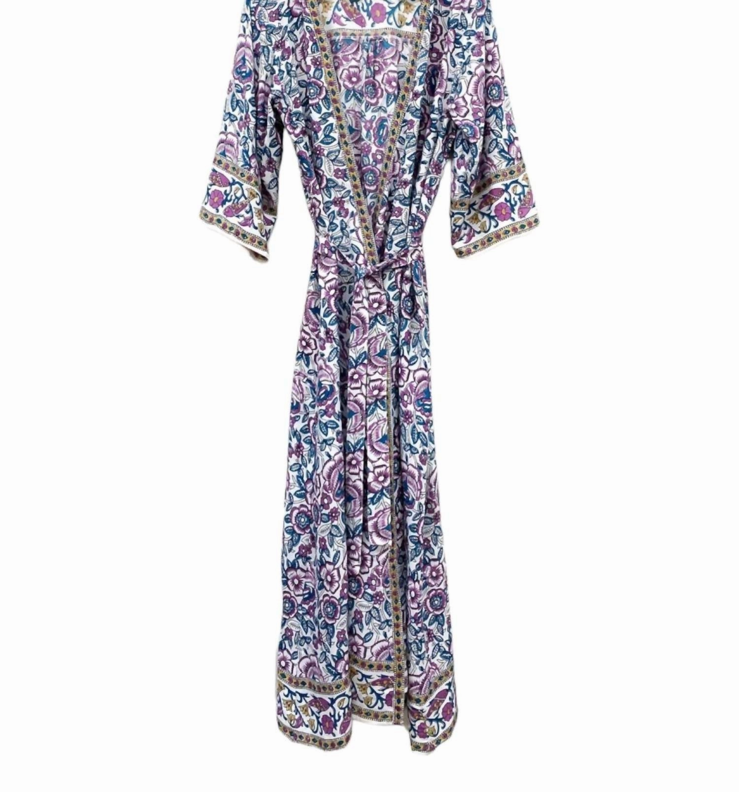 Draper Robe In Purple