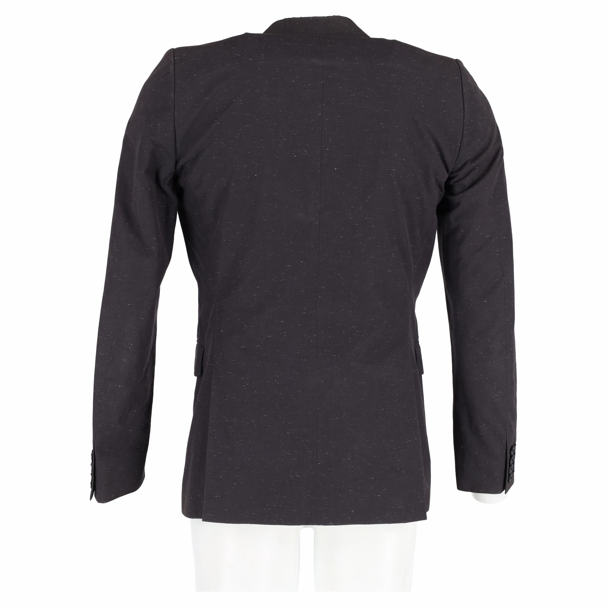 Dries Van Noten Single-Breasted Blazer in Black Wool