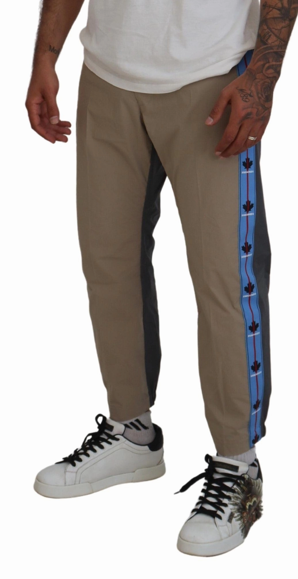 Dsqua Cotton   Two Tone Men Casual Men's Pants