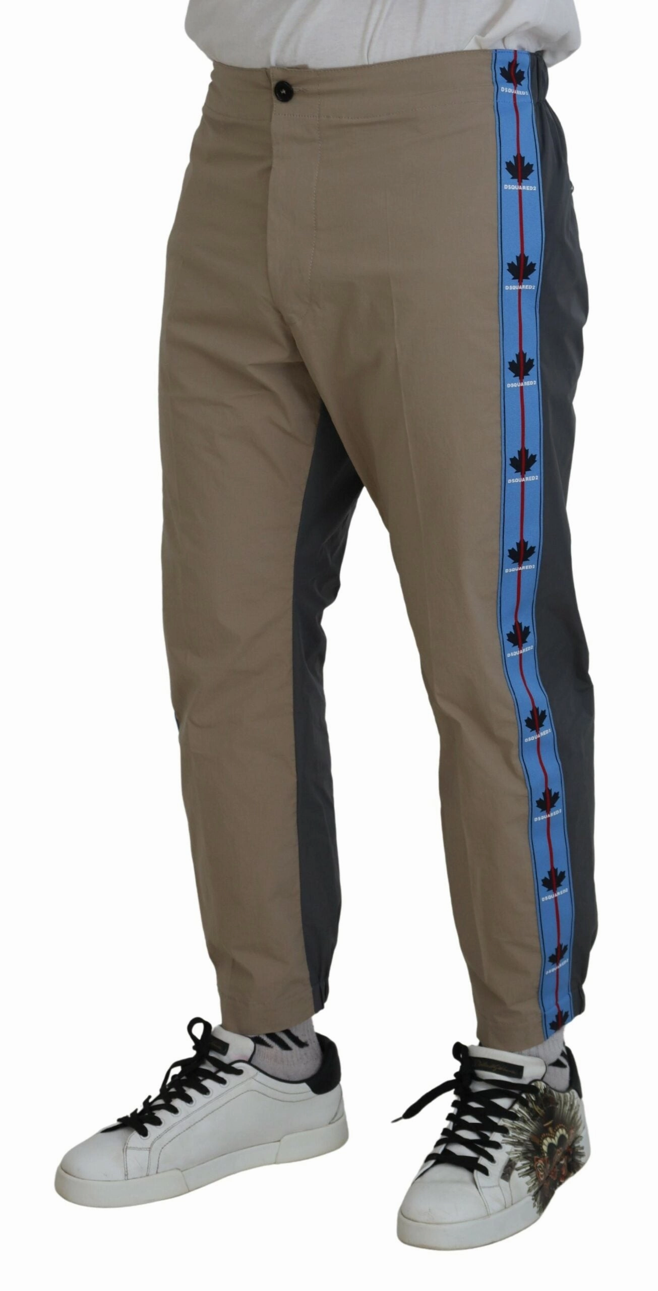 Dsqua Cotton   Two Tone Men Casual Men's Pants
