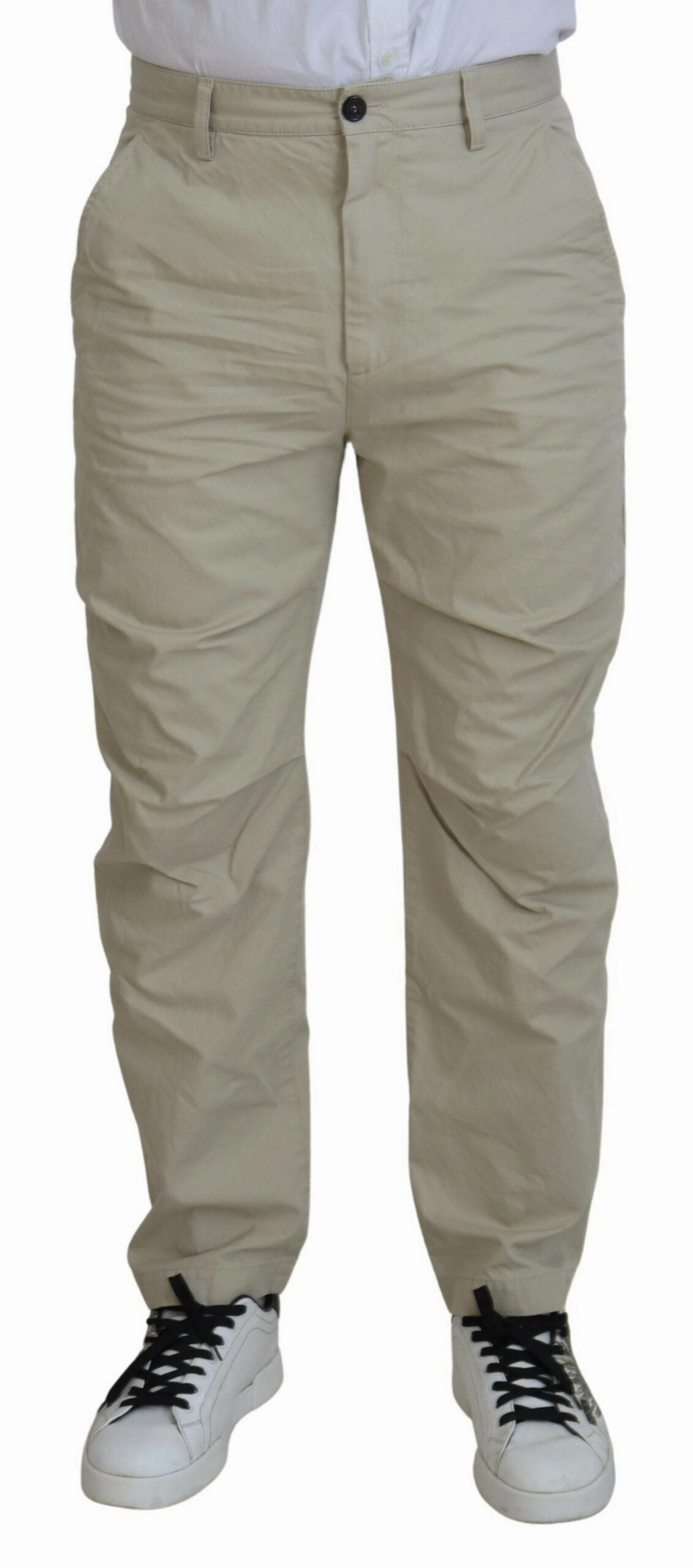 Dsqua  Cotton Straight Fit Men Casual Men's Pants