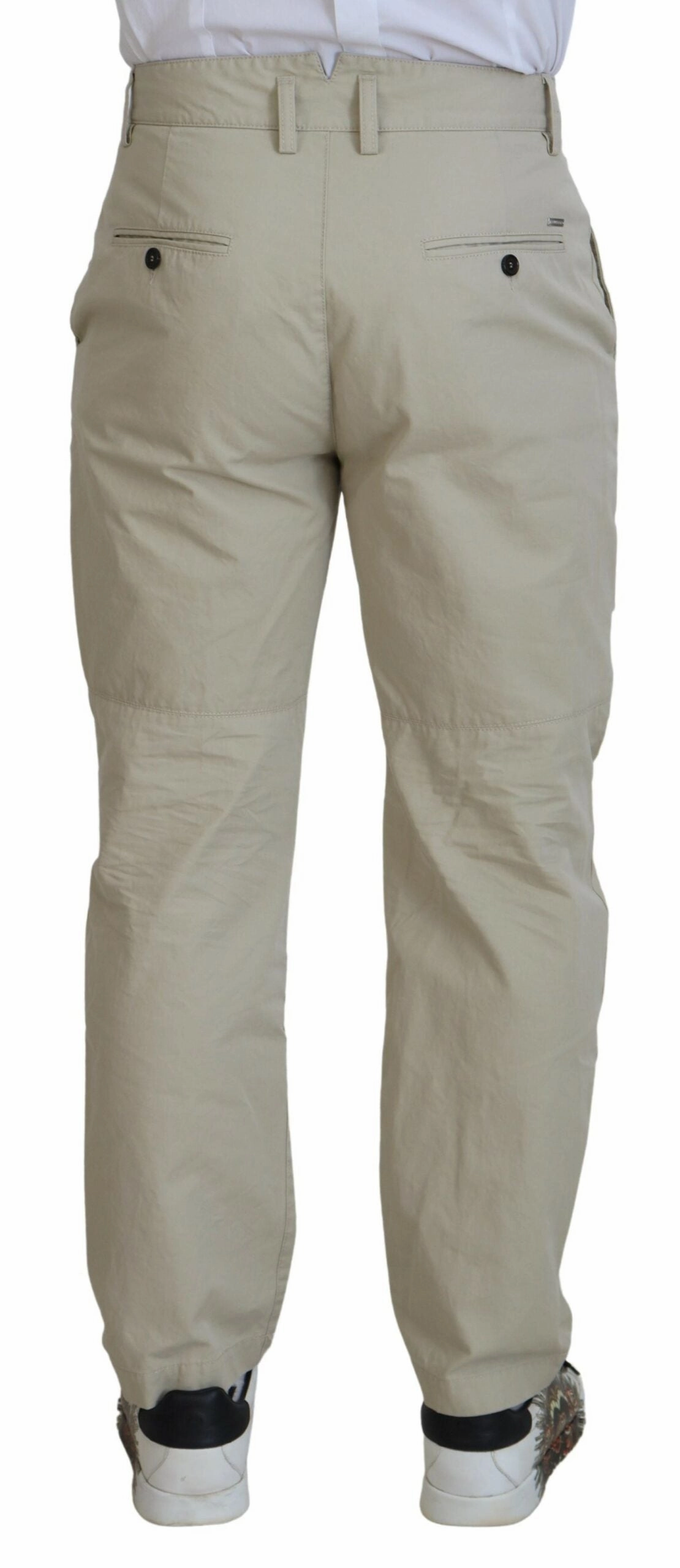 Dsqua  Cotton Straight Fit Men Casual Men's Pants