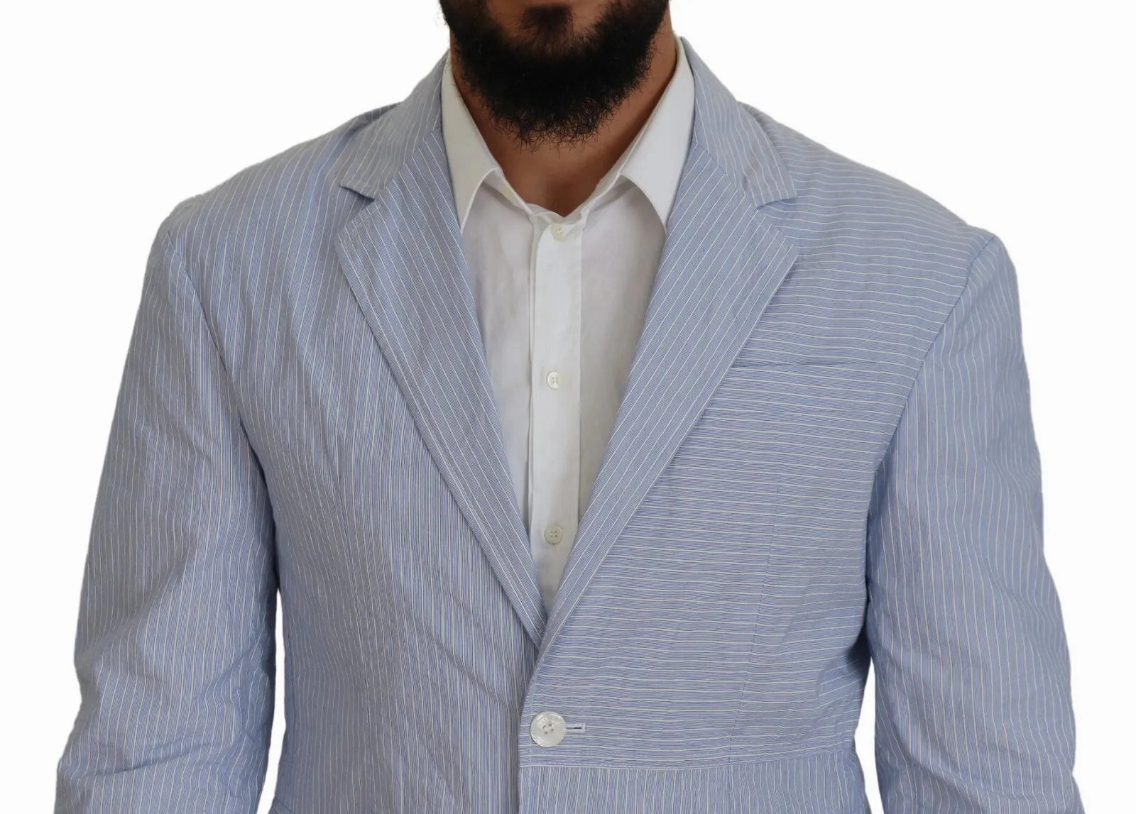 Dsqua  Striped Single Breasted Formal Coat Men's Blazer