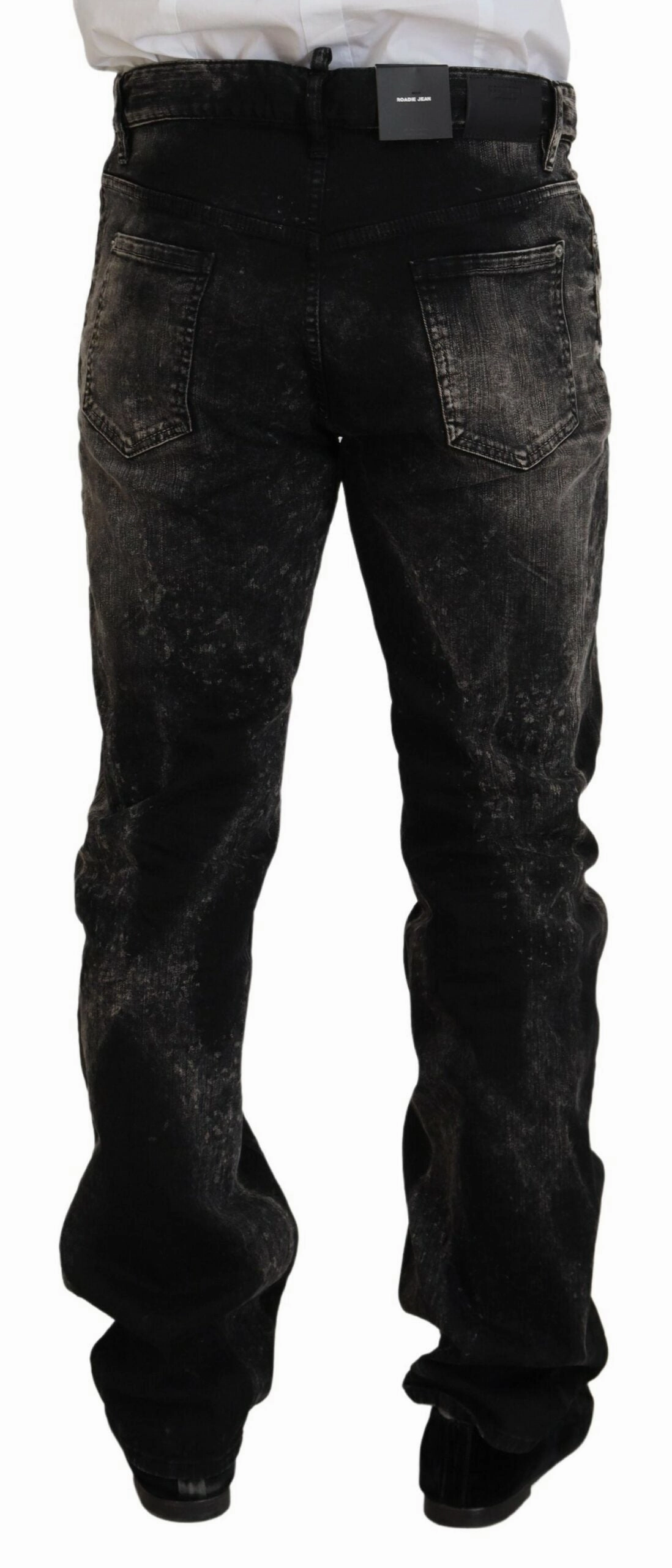 Dsqua  Washed Cotton Straight Fit Casual blue Men's Jeans