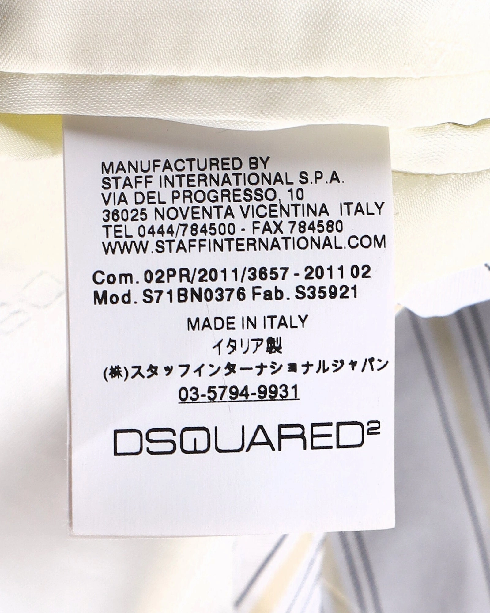 Dsquared2 Blazer with Pins in Black Polyester