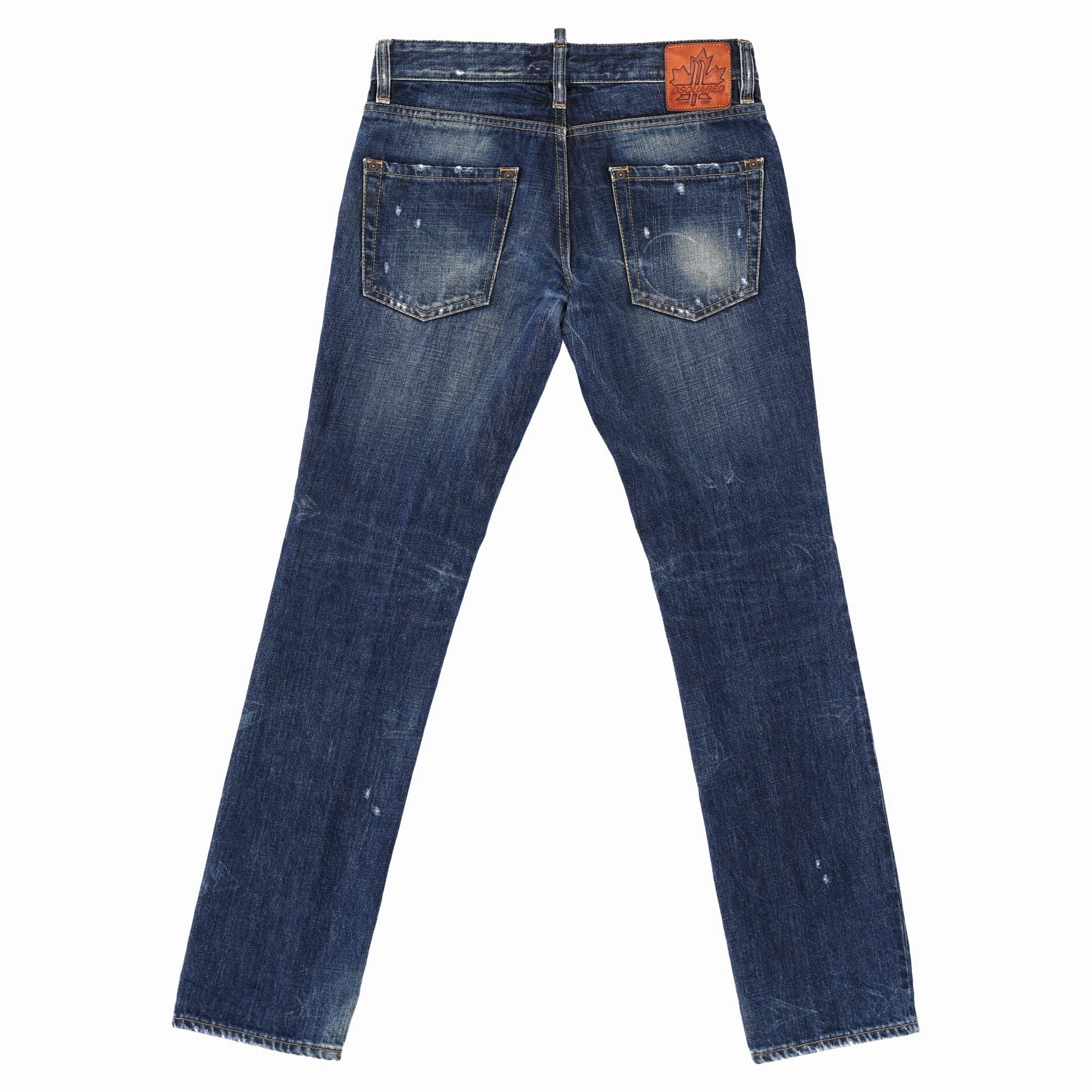 Dsquared2 Distressed Jeans in Blue Cotton