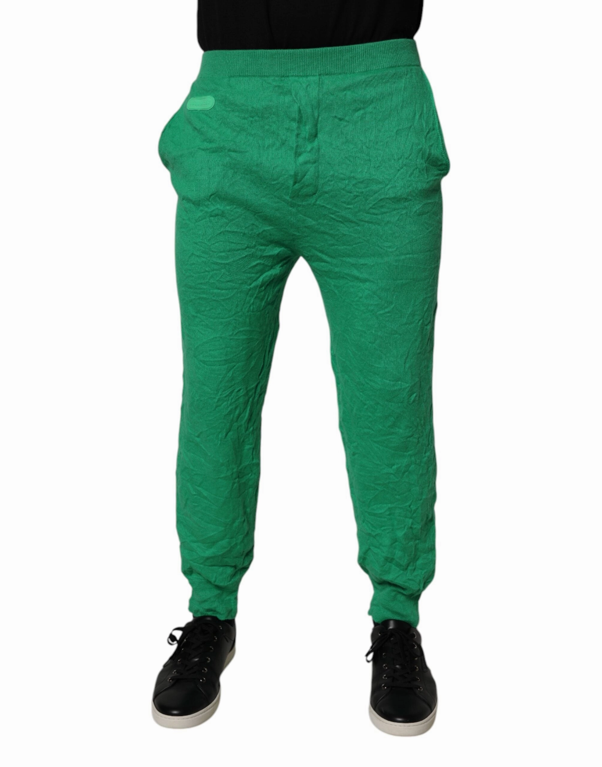 Dsquared Cotton Elastic Waist Men Casual Men's Pants