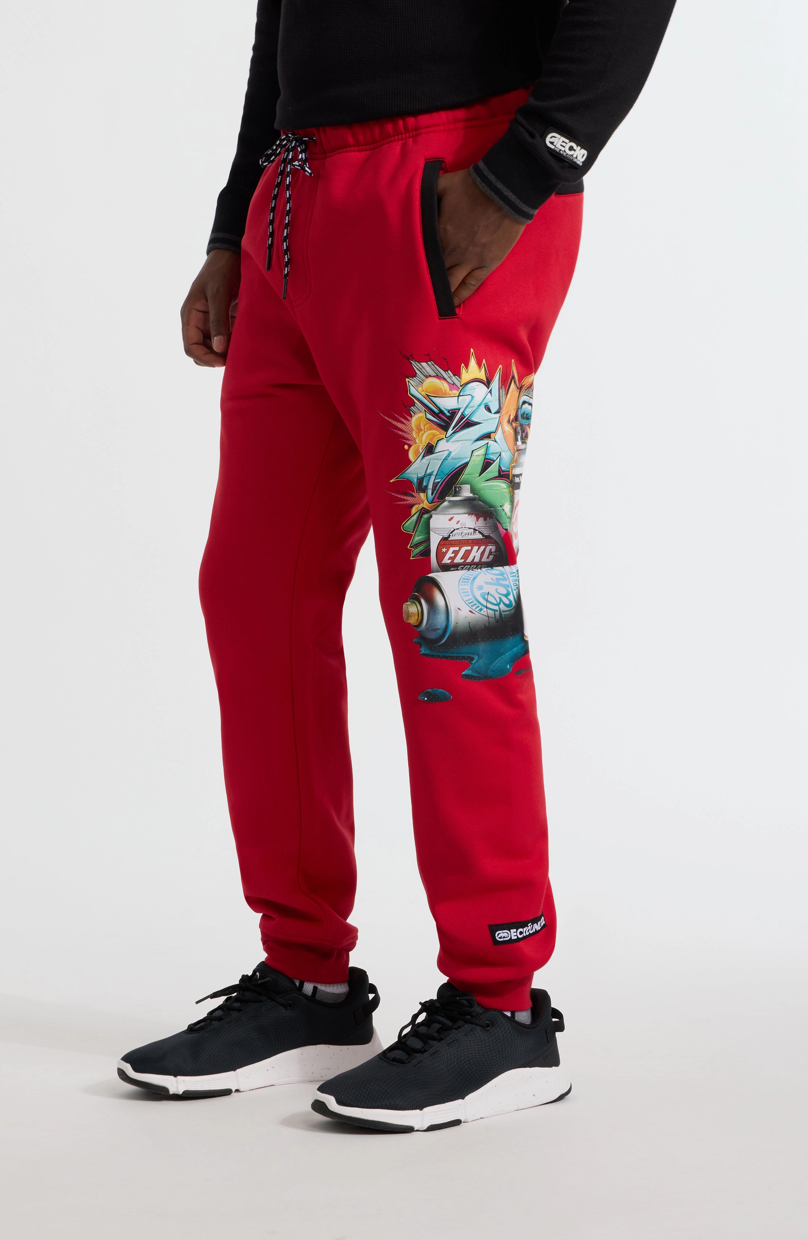 Ecko Unltd. Men's Spray Town Down Jogger