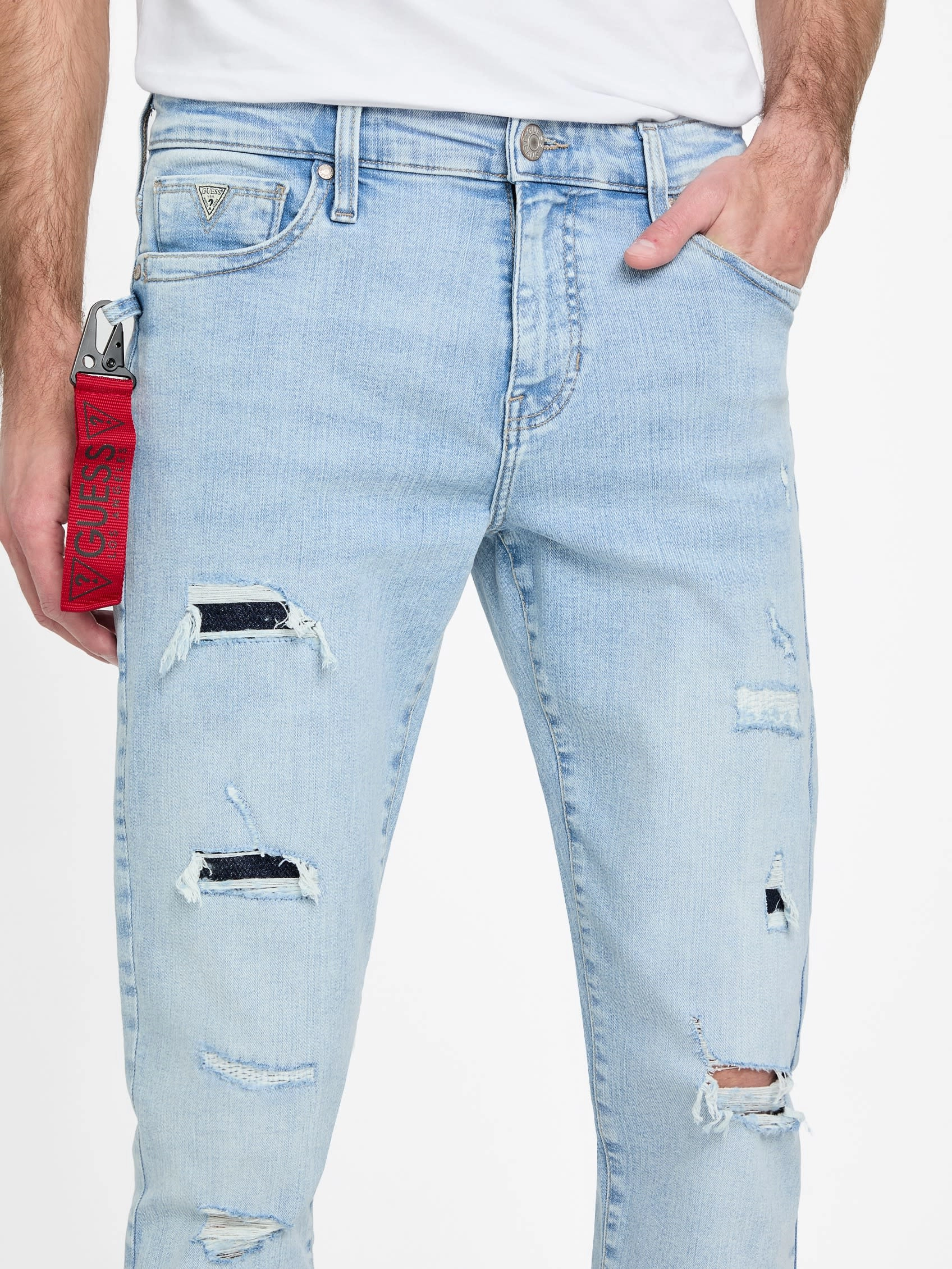 Eco Jacques Destroyed Skinny Jeans