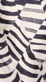 Eisley Pants - Black / Beige Geo Print