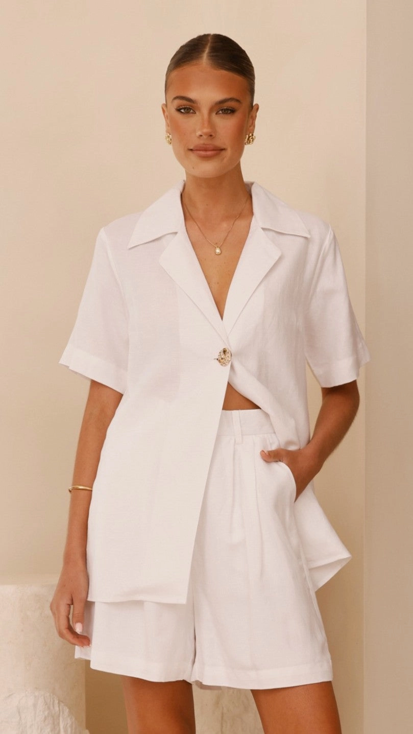 Emmaline Shorts - White
