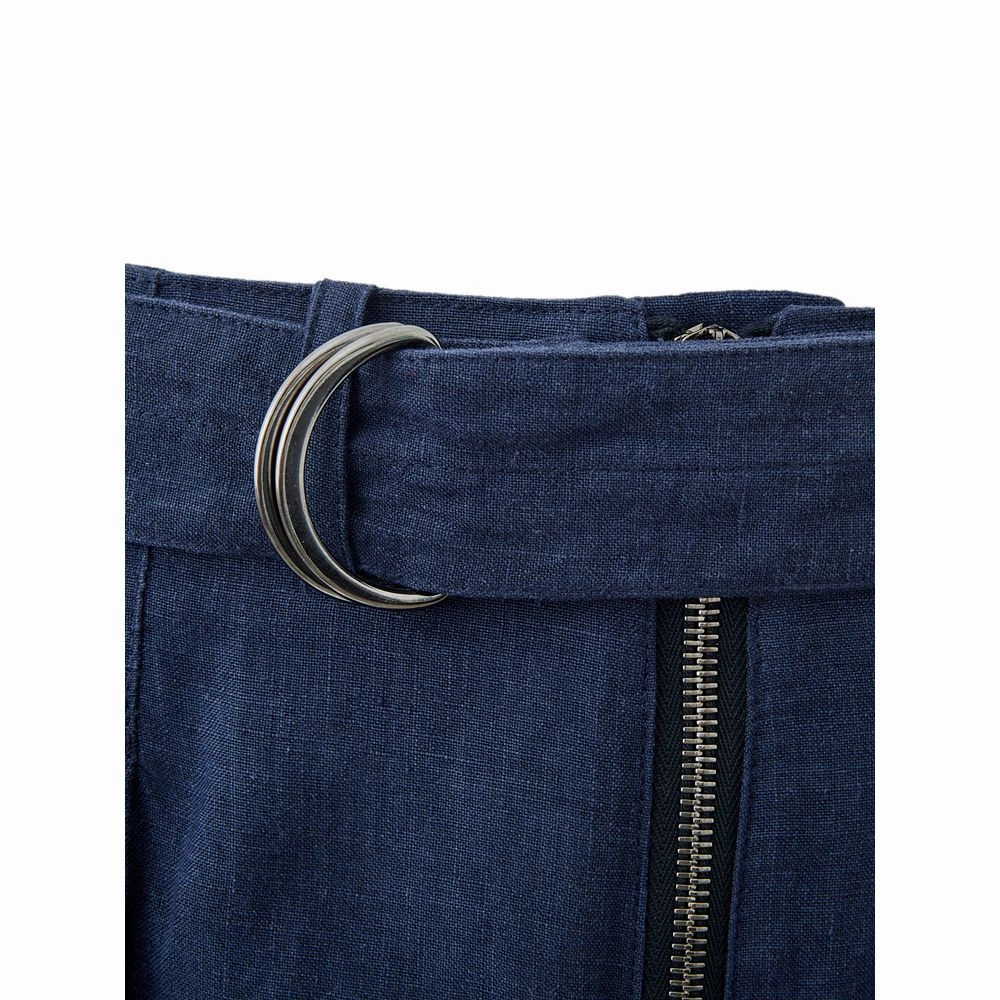 Emporio Armani Elegant Linen Trousers for Men's Men