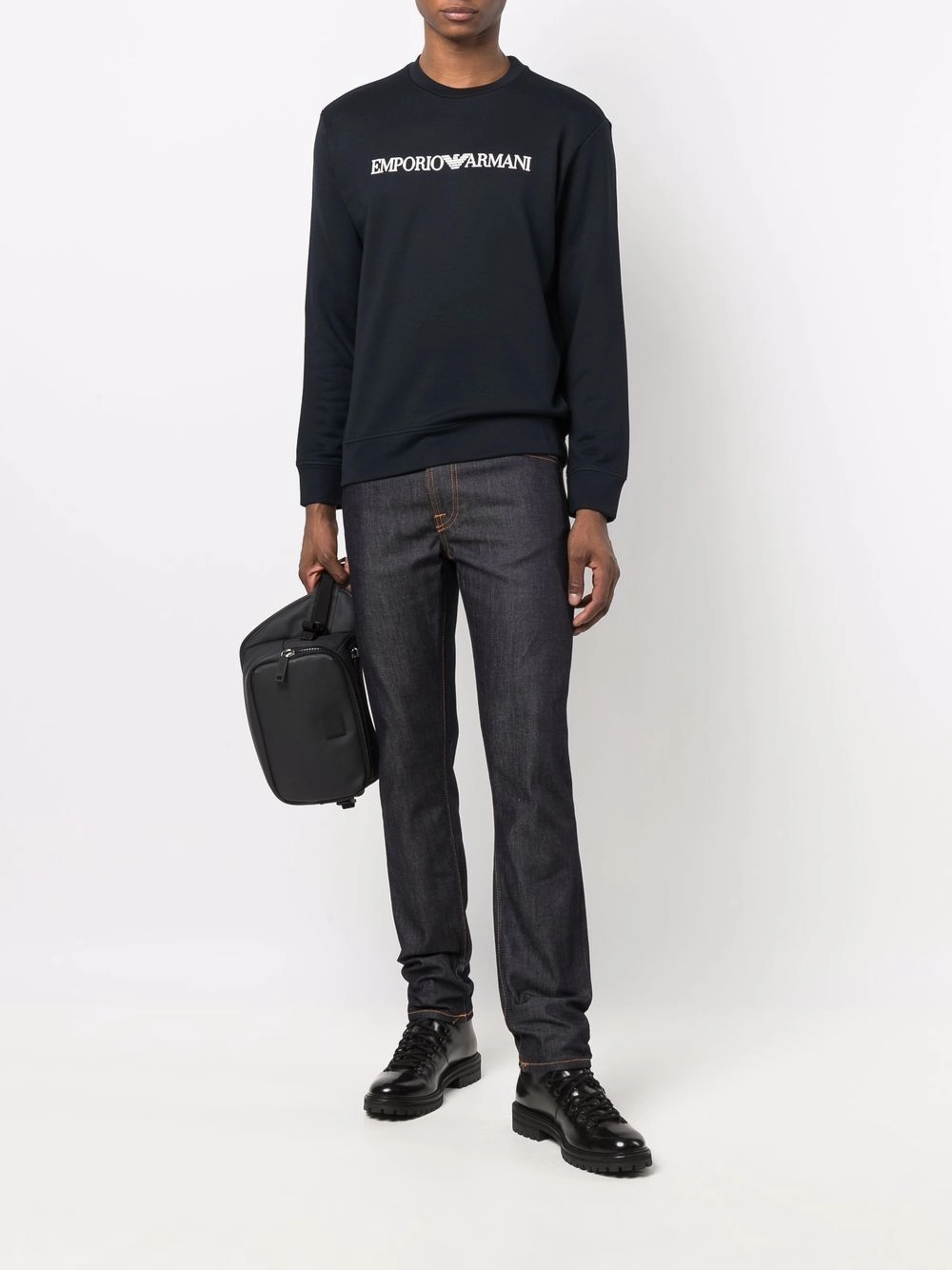 Emporio Armani Men's Sweaters blue