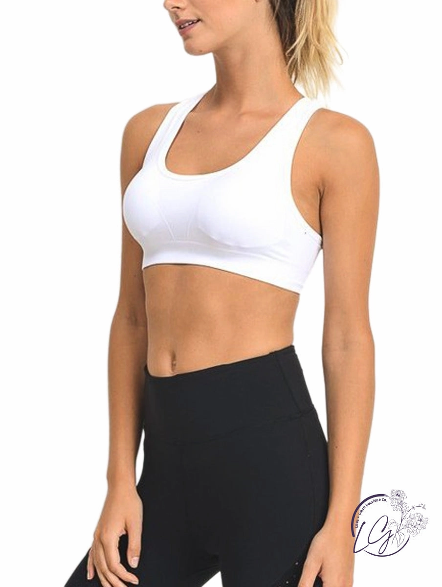 Essential Seamless Racerback Sports Bra