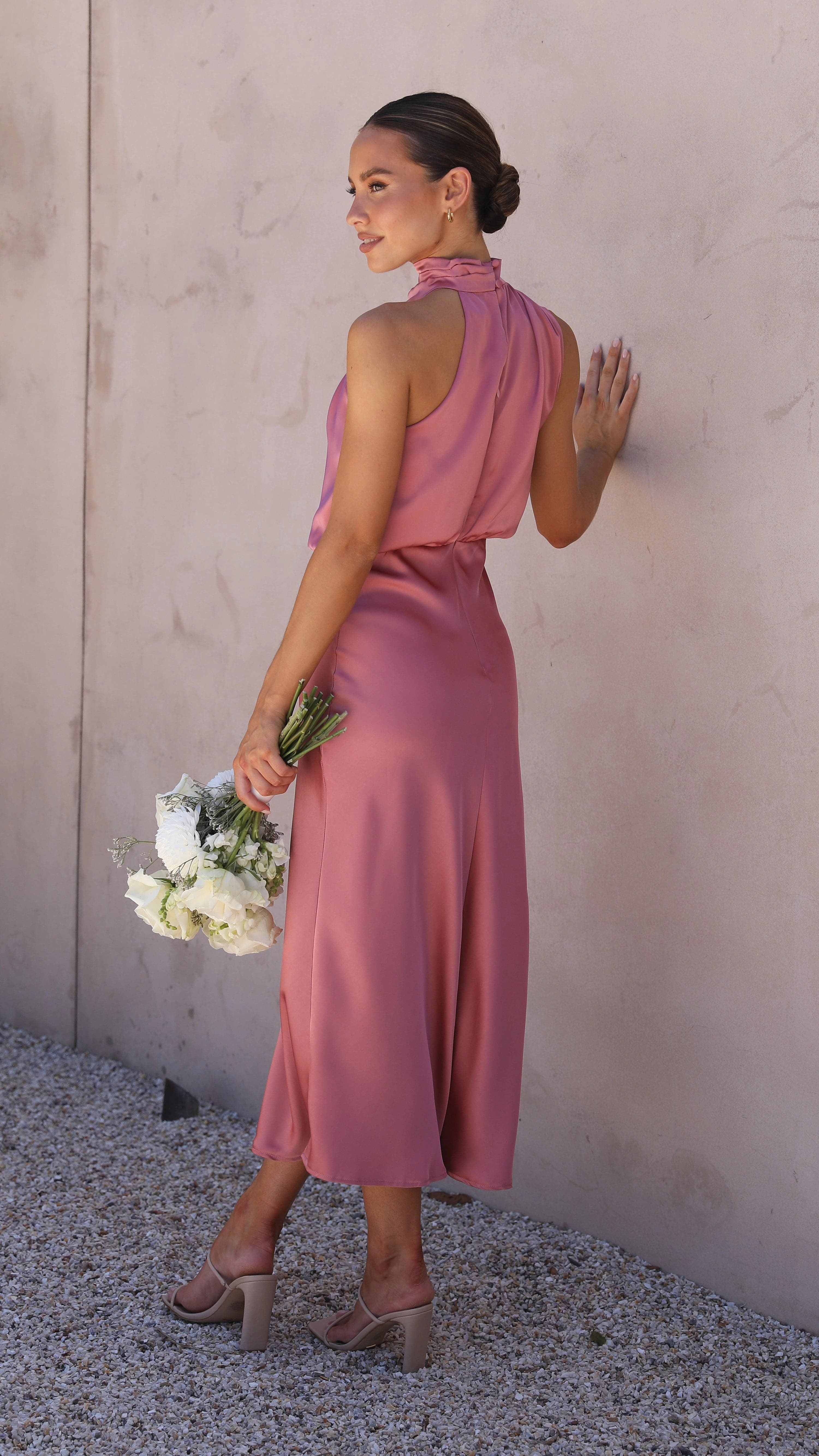 Esther Maxi Dress - Baked Rose