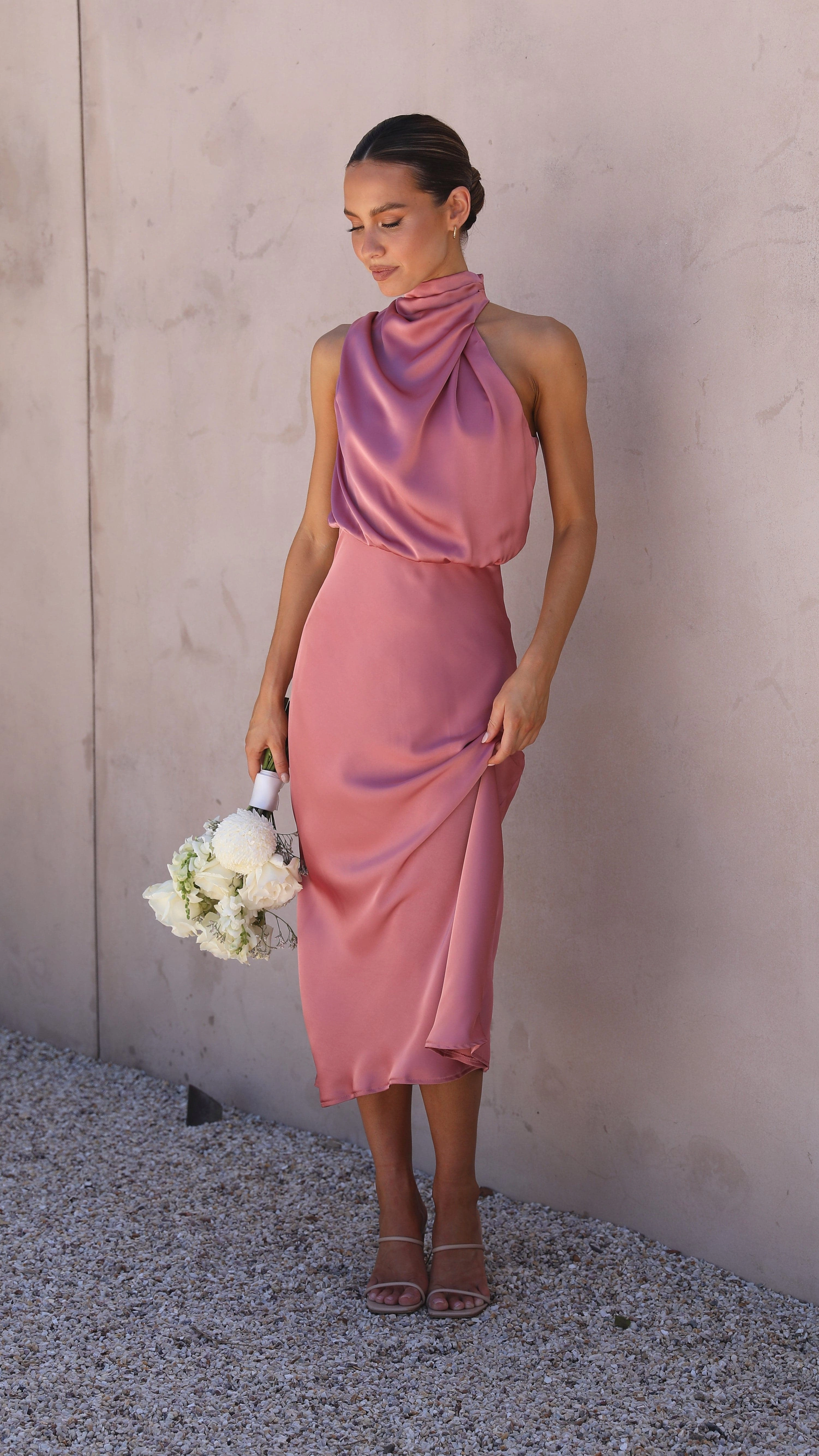 Esther Maxi Dress - Baked Rose