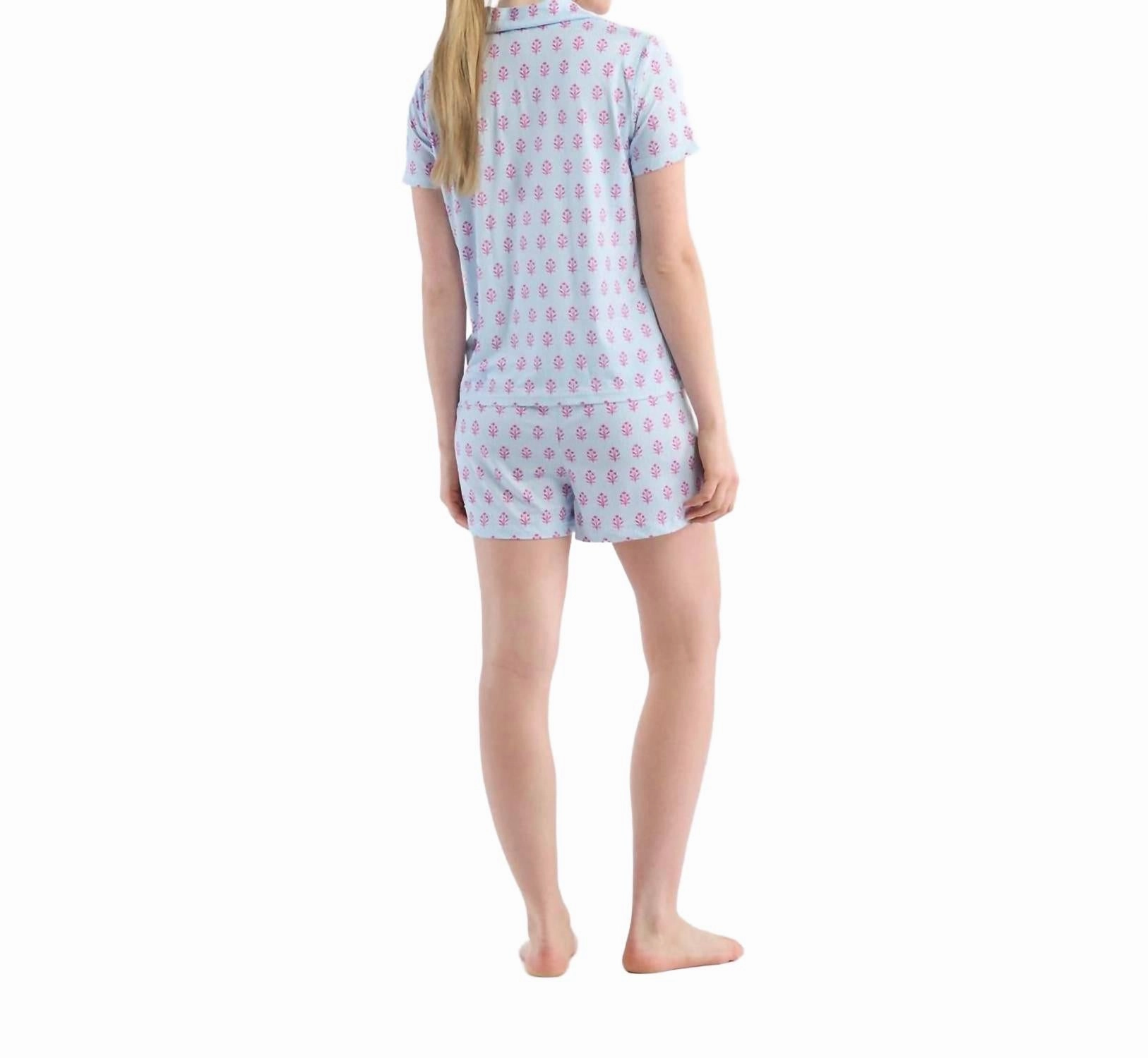 Everyday Short Pajama Set In Wild Flowers