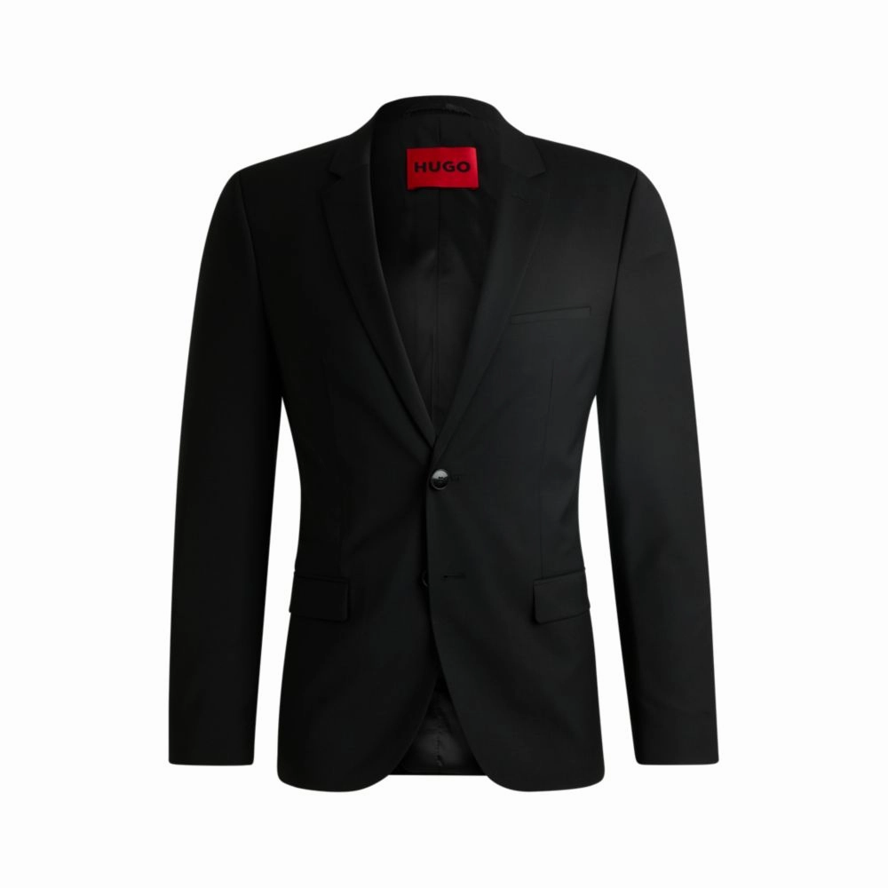 Extra-slim-fit jacket in a stretch-wool blend