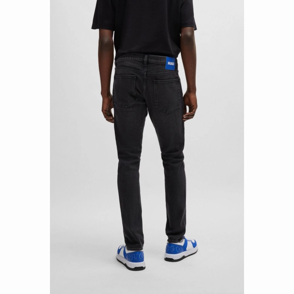 Extra-slim-fit jeans in stonewashed stretch denim