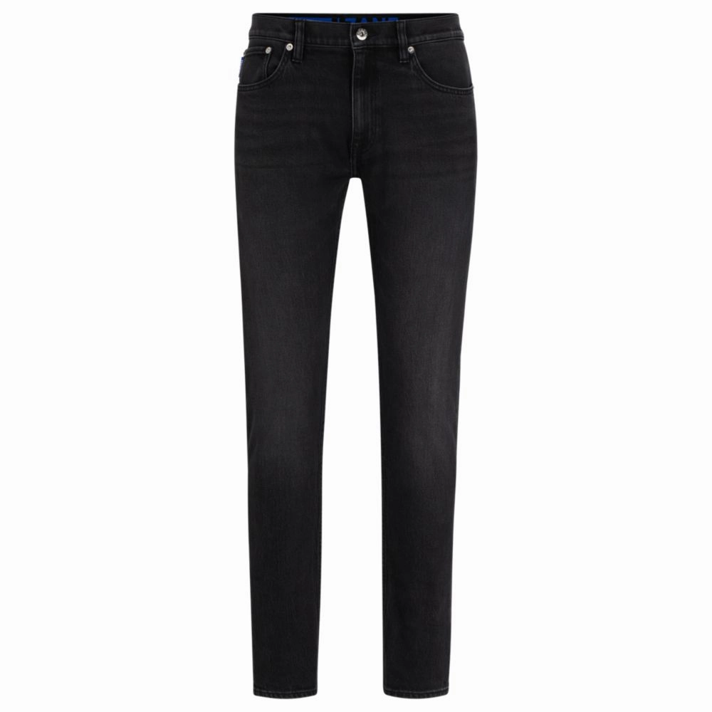 Extra-slim-fit jeans in stonewashed stretch denim